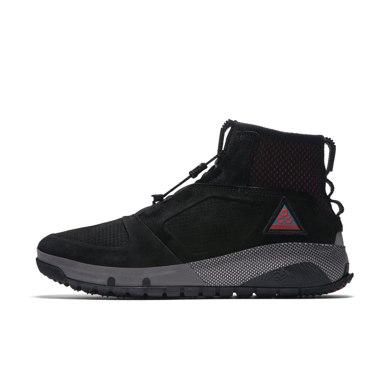 Nike ACG Ruckel Ridge 'Black & Geode Teal & Habanero Red' Release Date