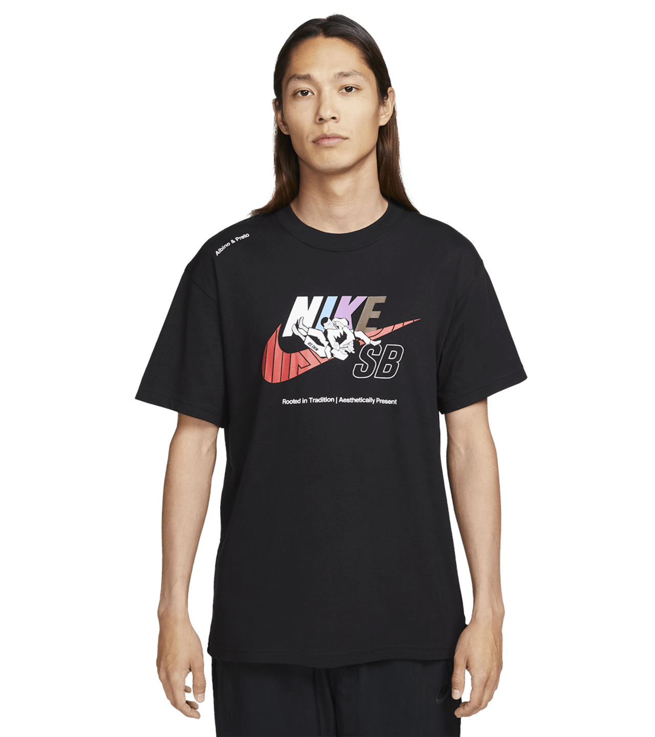 Nike SB x Albino and Preto T-Shirt (FJ1152-010) release date.