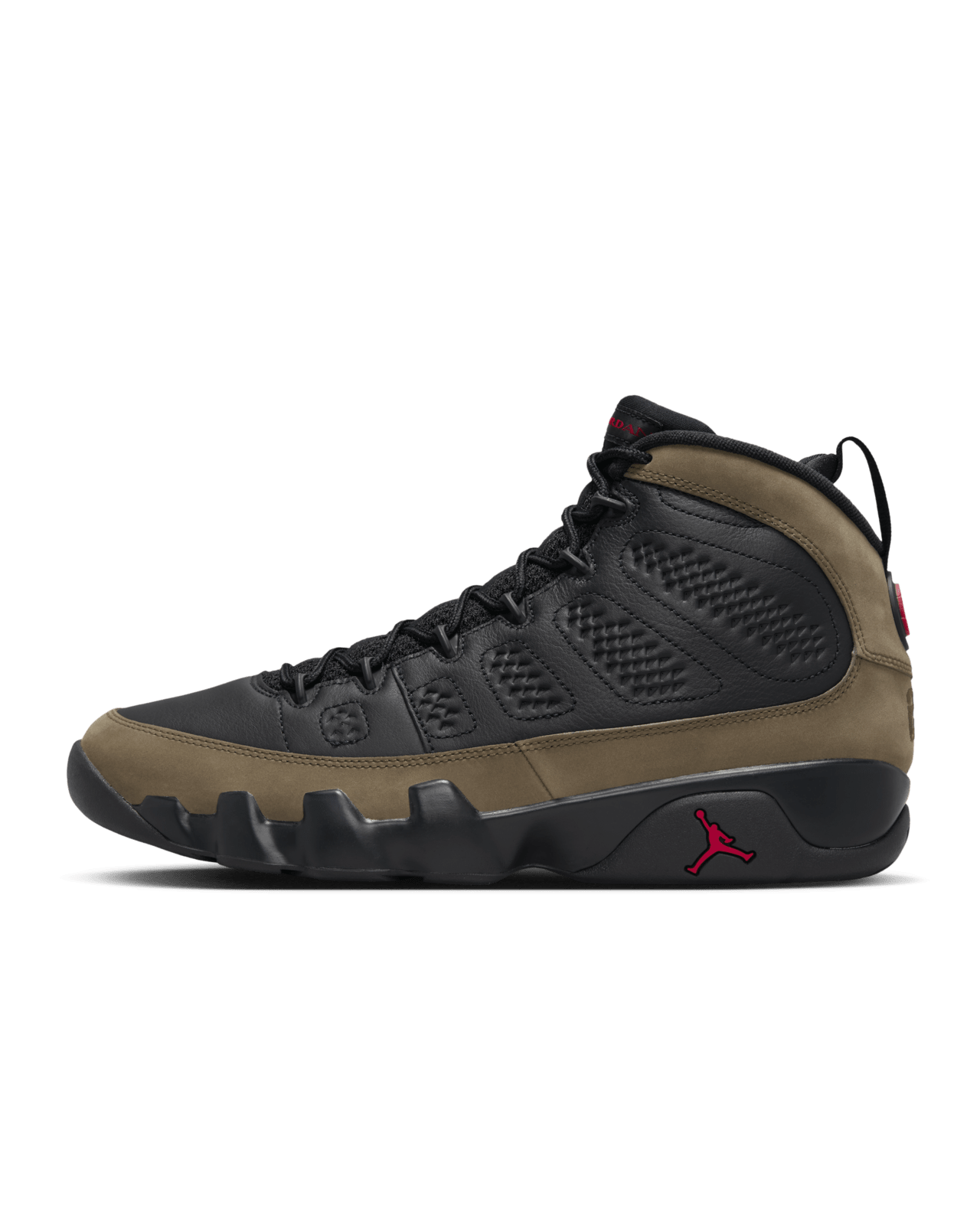 Jordan 9s olive green on sale