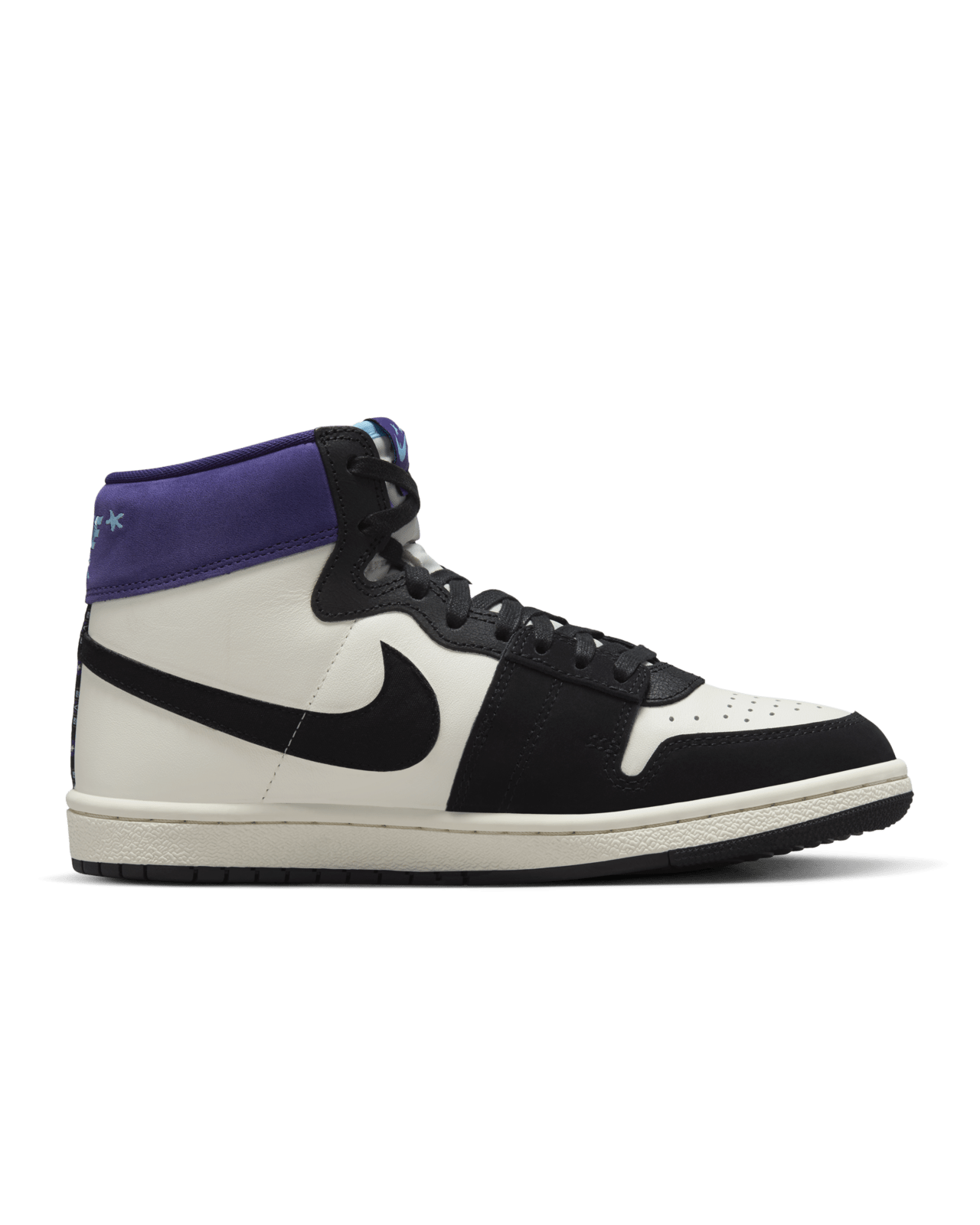 Jordan Air Ship SP x Opium Black and Court Purple FQ8281 100 release date. Nike SNKRS