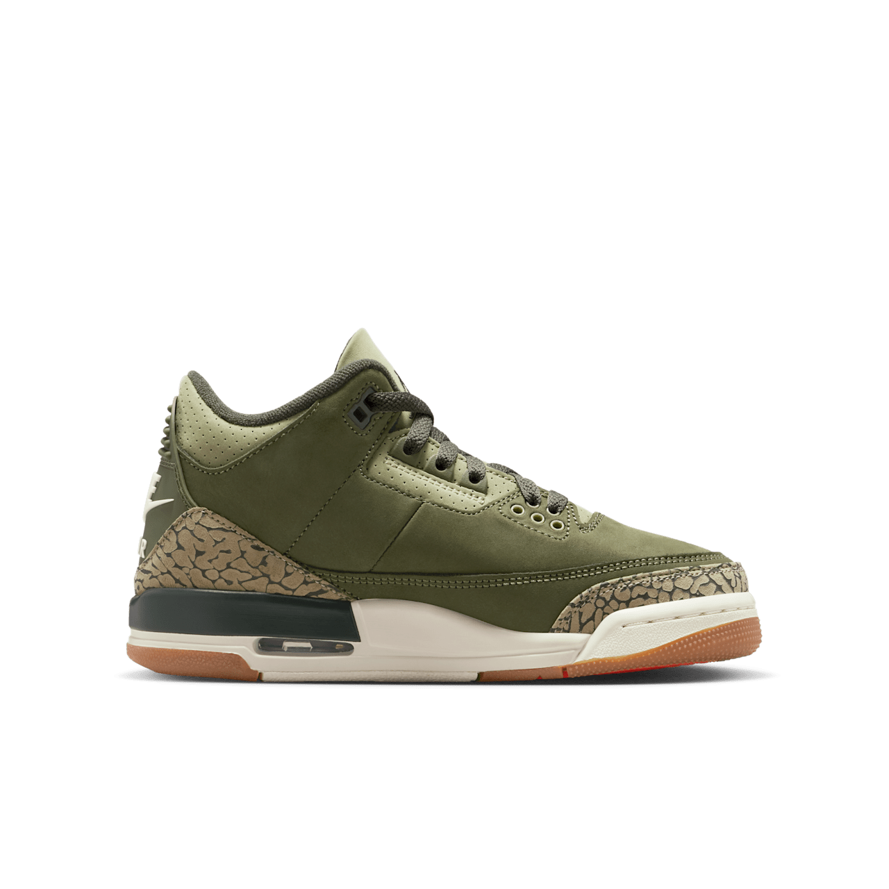 Big Kids' Air Jordan 3 'Medium Olive' (DM0967-202)