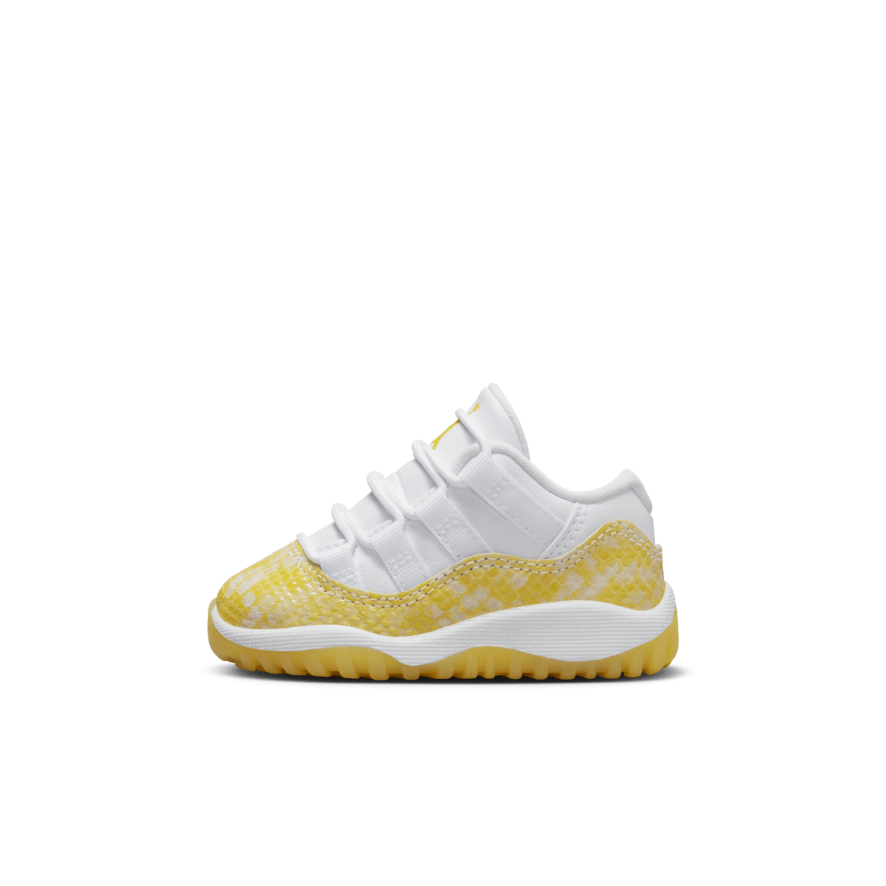 Jordan 11 "Yellow Snakeskin" til mindre børn (580522-107)