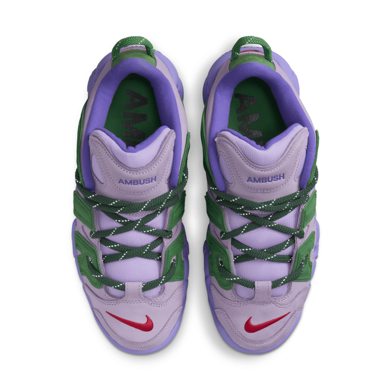 Air More Uptempo Low x AMBUSH 'Lilac and Apple Green' (FB1299-500) Release Date