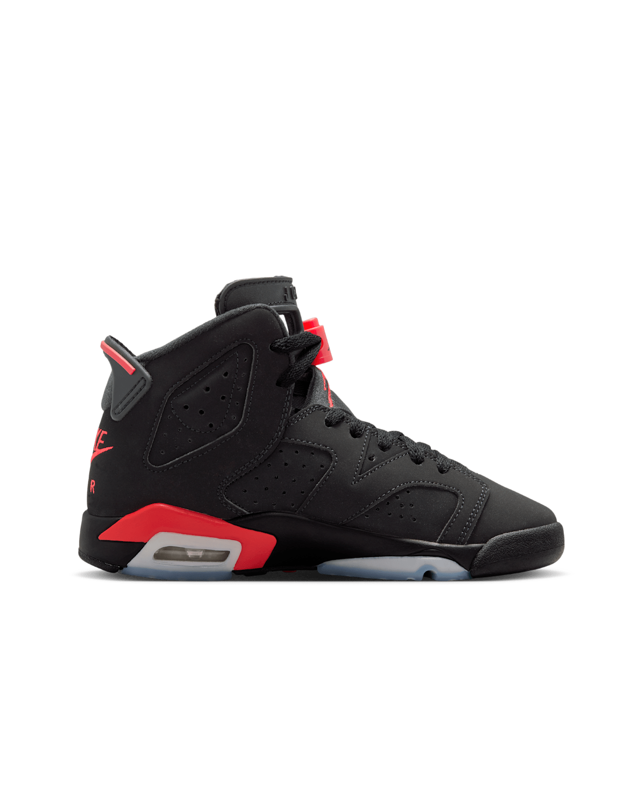 에어 조던 6 레트로 "Infrared Salesman" (Big Kids) 'Black and Light Crimson'(IQ1275-001) 출시일