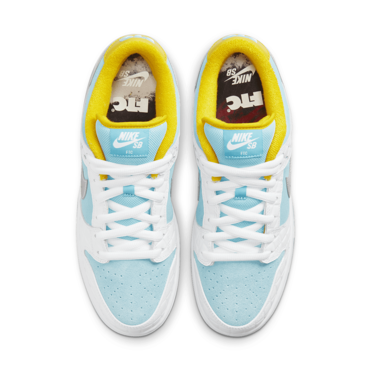 FTC × Nike SB Dunk Low \"White/ Blue\" 27 FTC - Nike Skateboarding