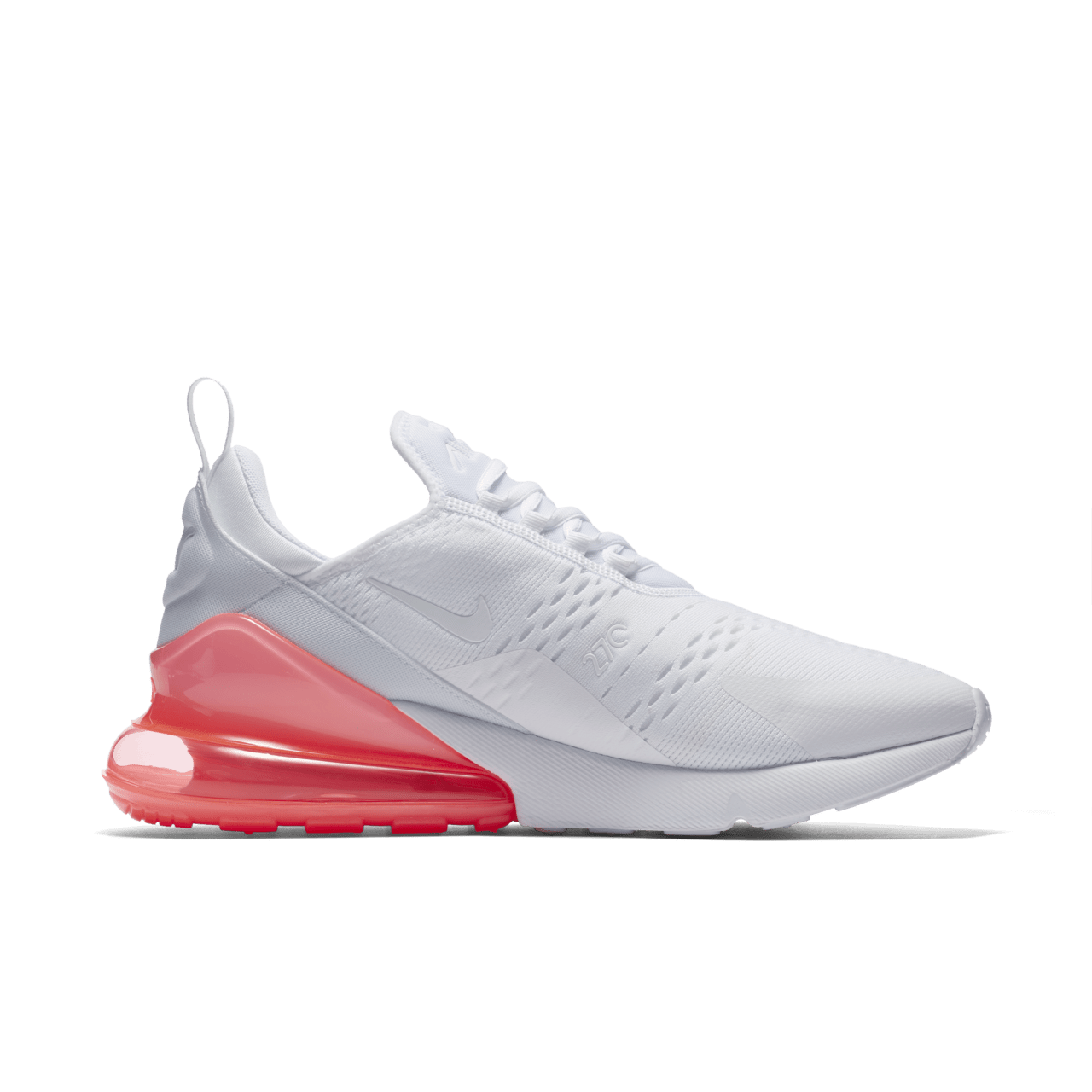 Nike air max 270 pink white best sale