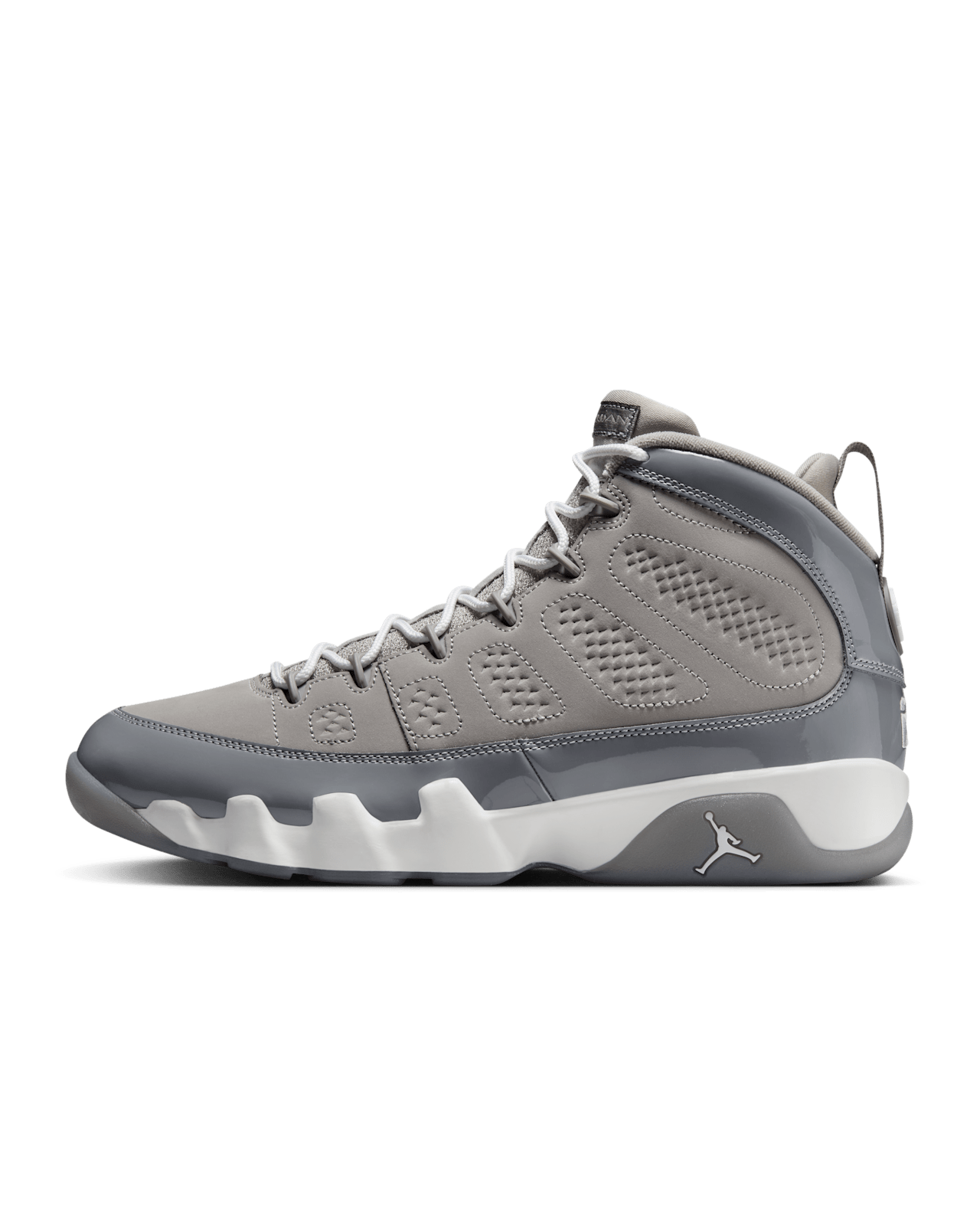 วันเปิดตัว Air Jordan 9 "Cool Grey" (HV4794-011). Nike SNKRS