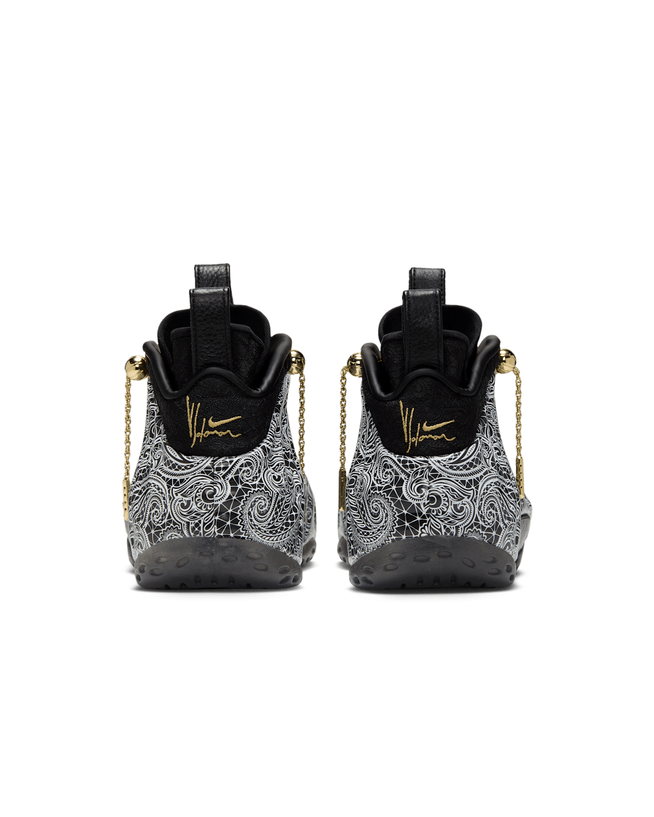 Fecha de lanzamiento de los Air Foamposite One x Victor Solomon "Black and Metallic Gold" (IR2077-001)