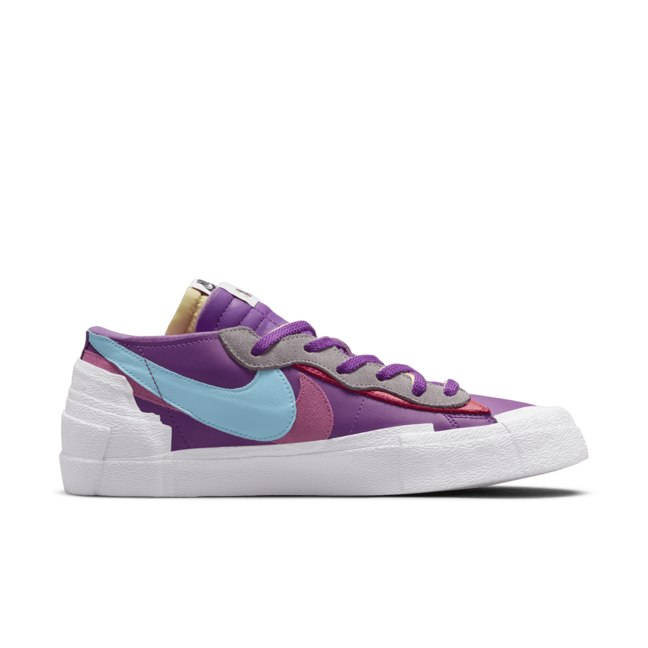 วันเปิดตัว sacai x KAWS Blazer Low “Purple Dusk” (DM7901-500)