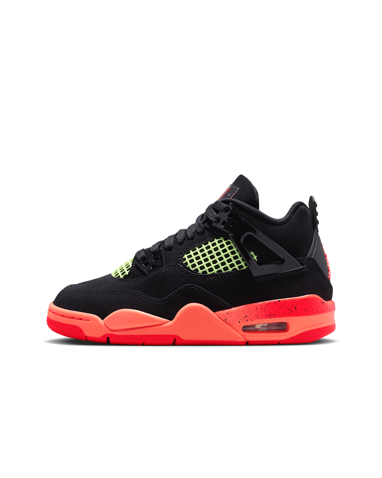 【NIKE公式】ジュニア エア ジョーダン 4 'Black and Bright Mango' (II1271-001) 発売日. Nike ...