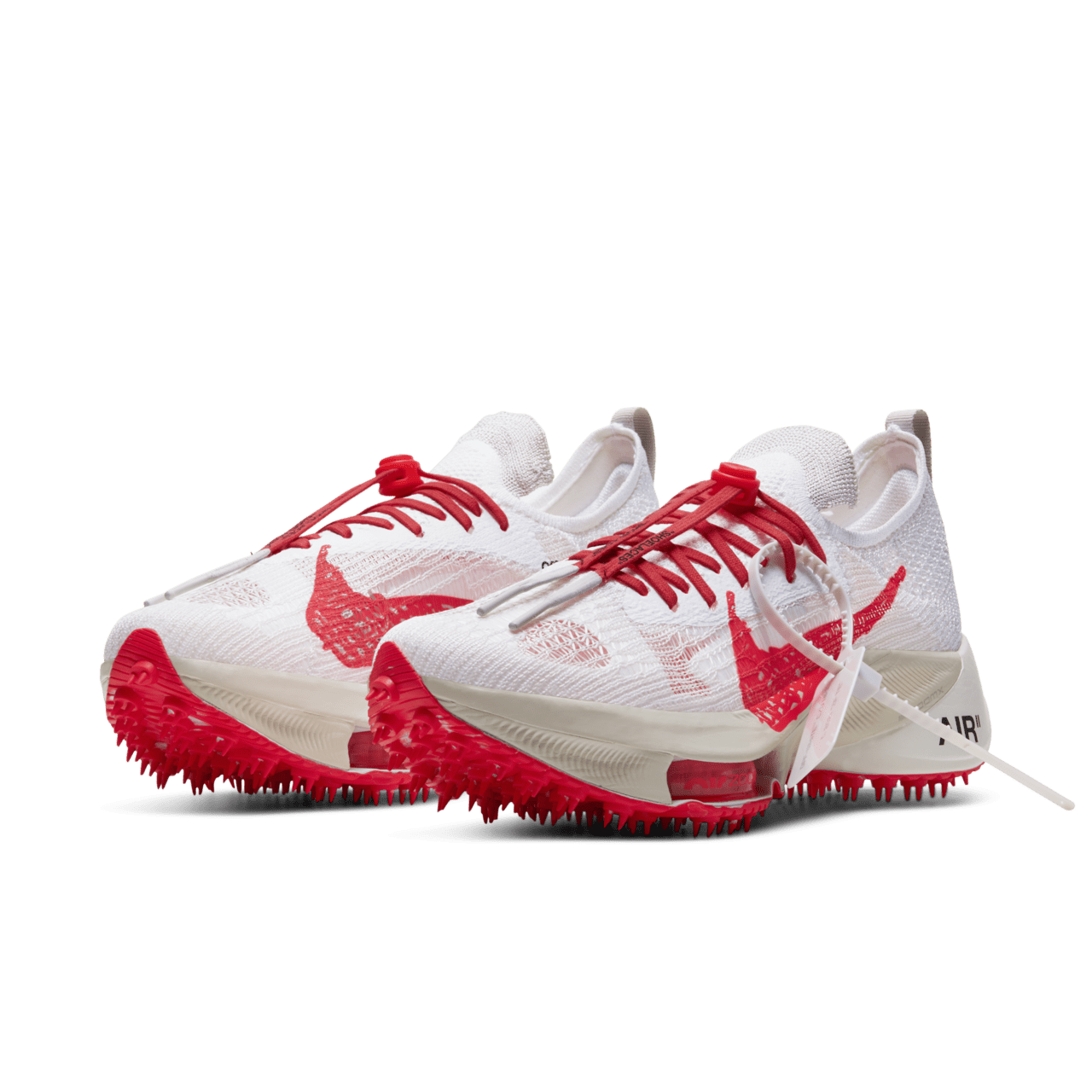 NIKE公式】エア ズーム テンポ ネクスト％ x Off-White™ 'Solar Red' (CV0697-100 / AIR ZOOM  TURBO NEXT% FK / OW). Nike SNKRS