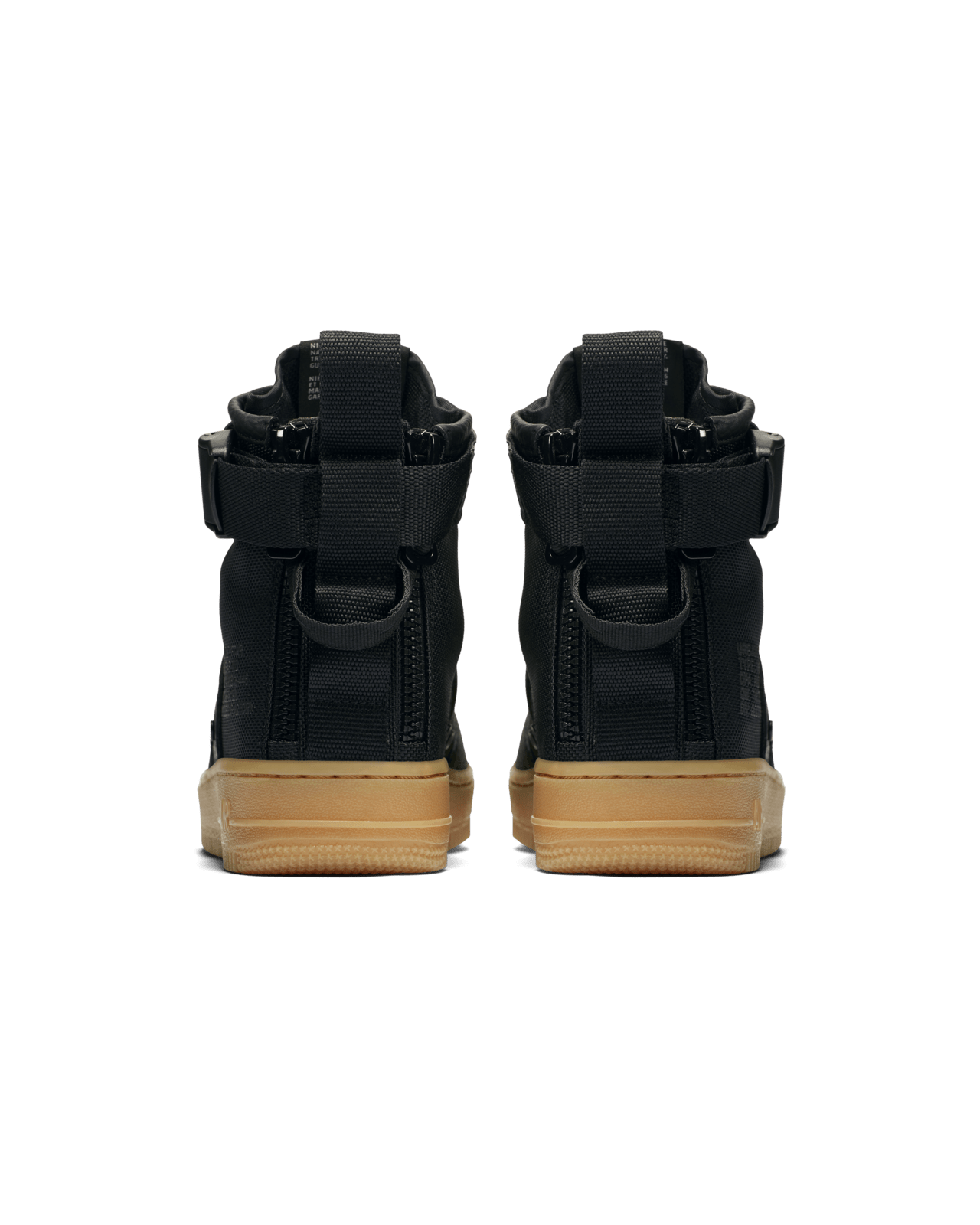 Nike sf air force 1 mid black gum hotsell