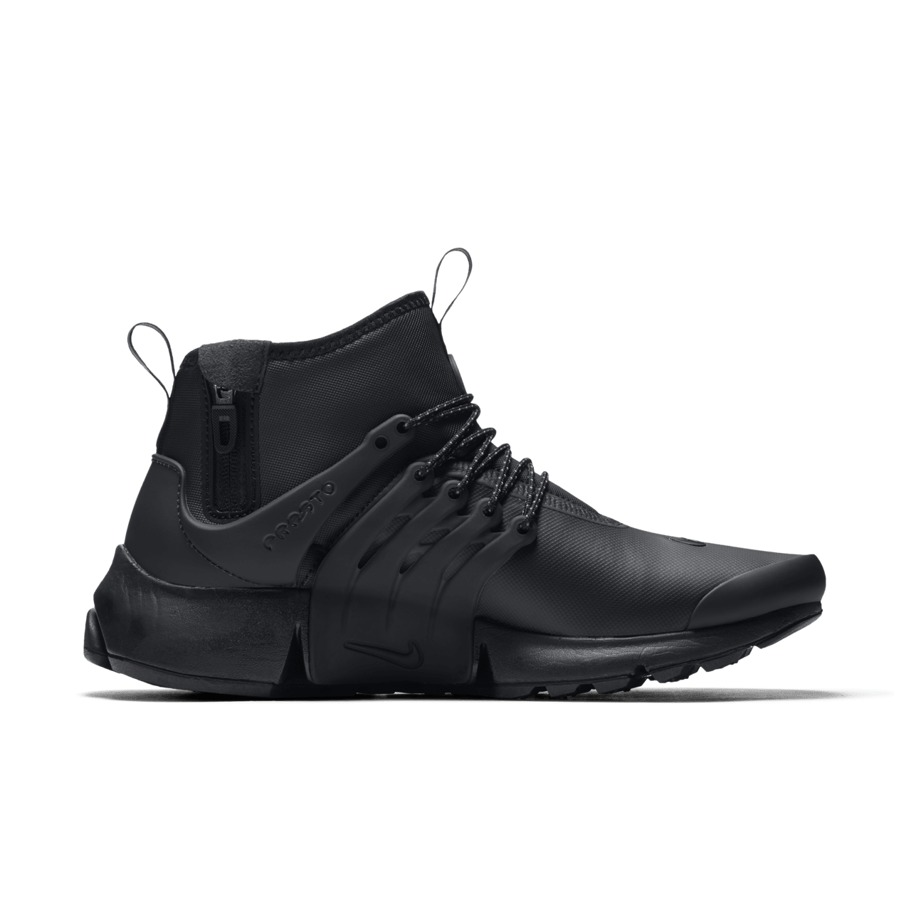 Nike presto low utility reflective trainer black / black best sale