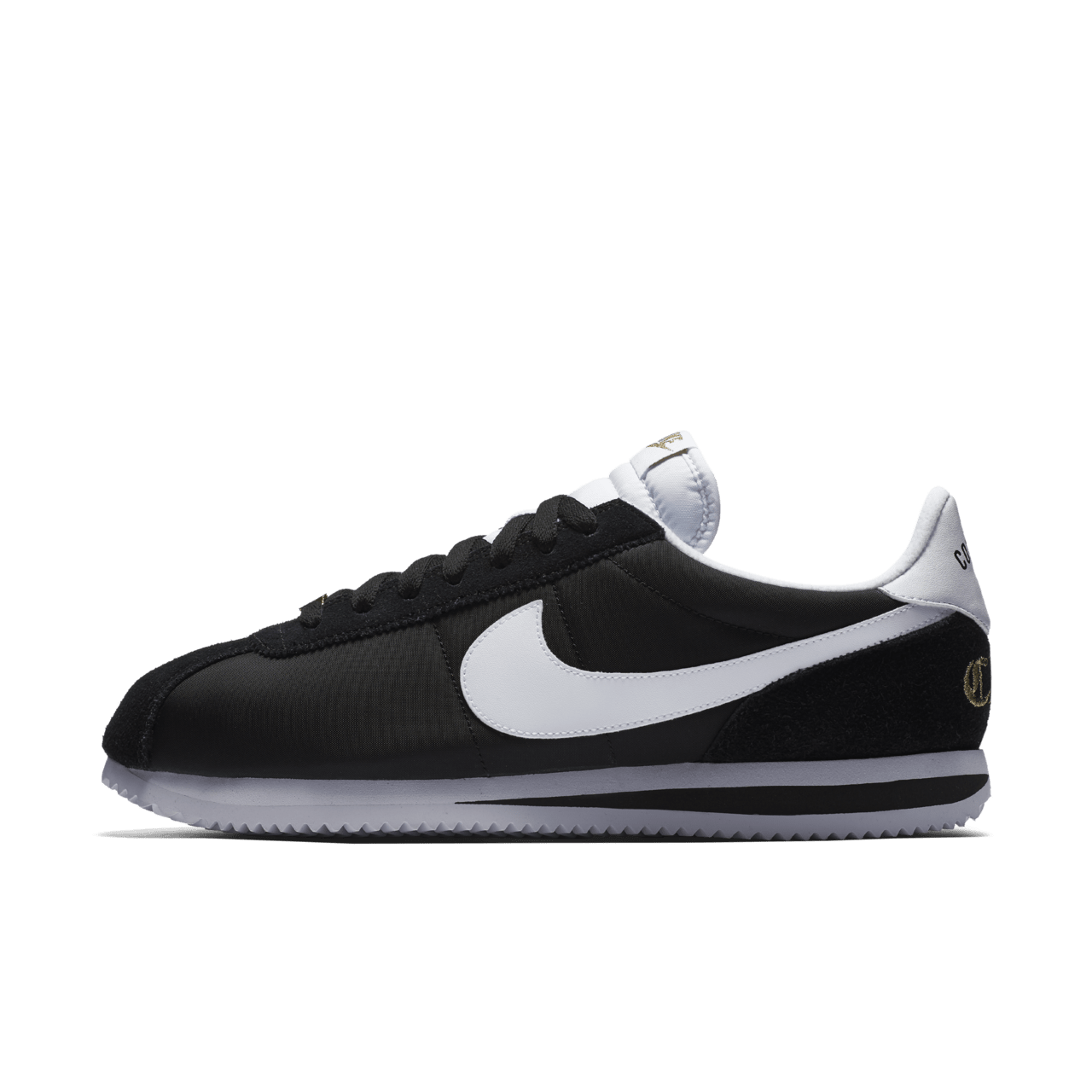 Black and white nylon nike cortez online