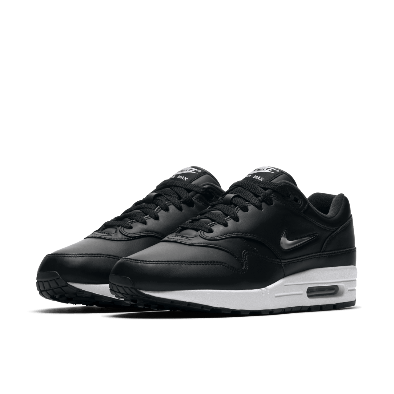 Nike air max 1 black silver hotsell