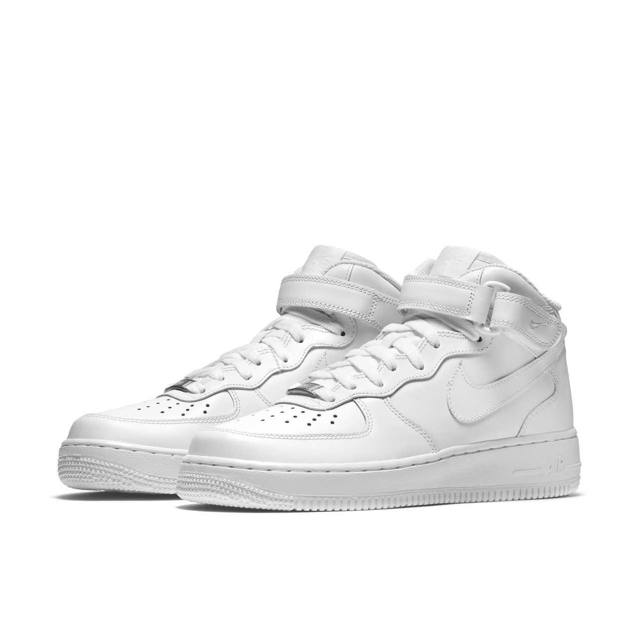 Women s Nike Air Force 1 Mid Triple White Nike SNKRS