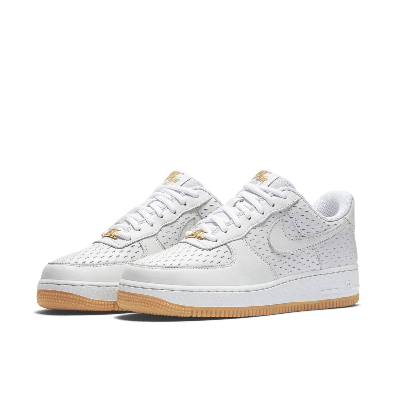 Women s Nike Air Force 1 Summit White Metallic Gold Nike SNKRS