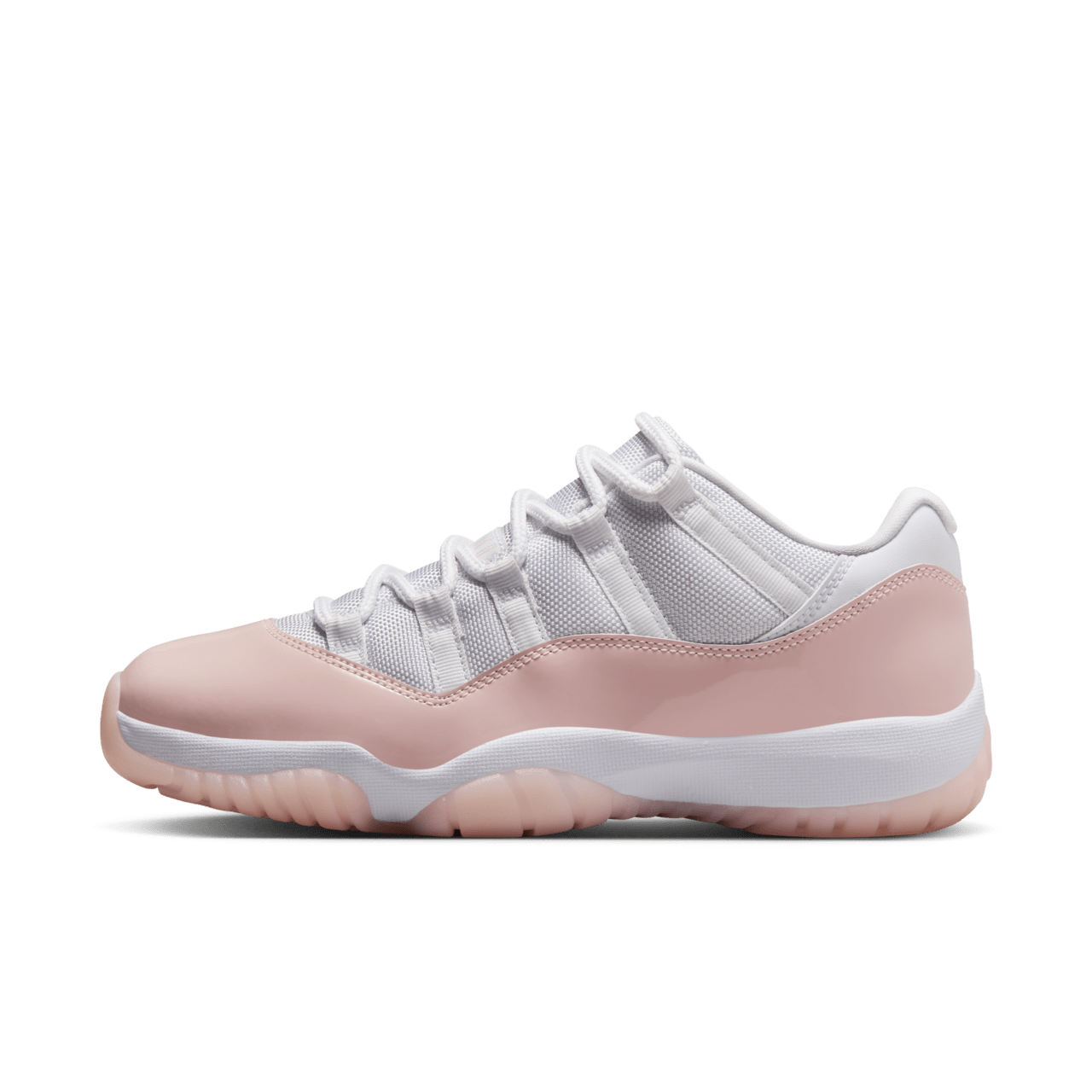 Air jordan 11 pink and deals white