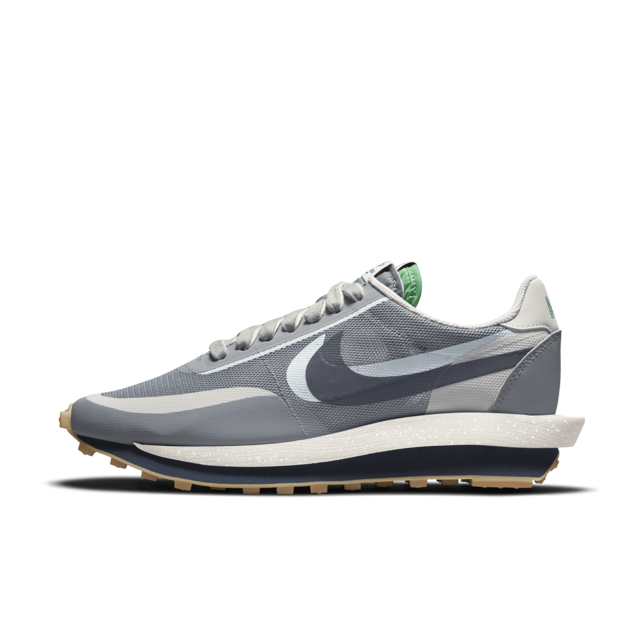 Fecha de lanzamiento del LDWaffle x sacai x CLOT Cool Grey DH3114 001 Nike SNKRS