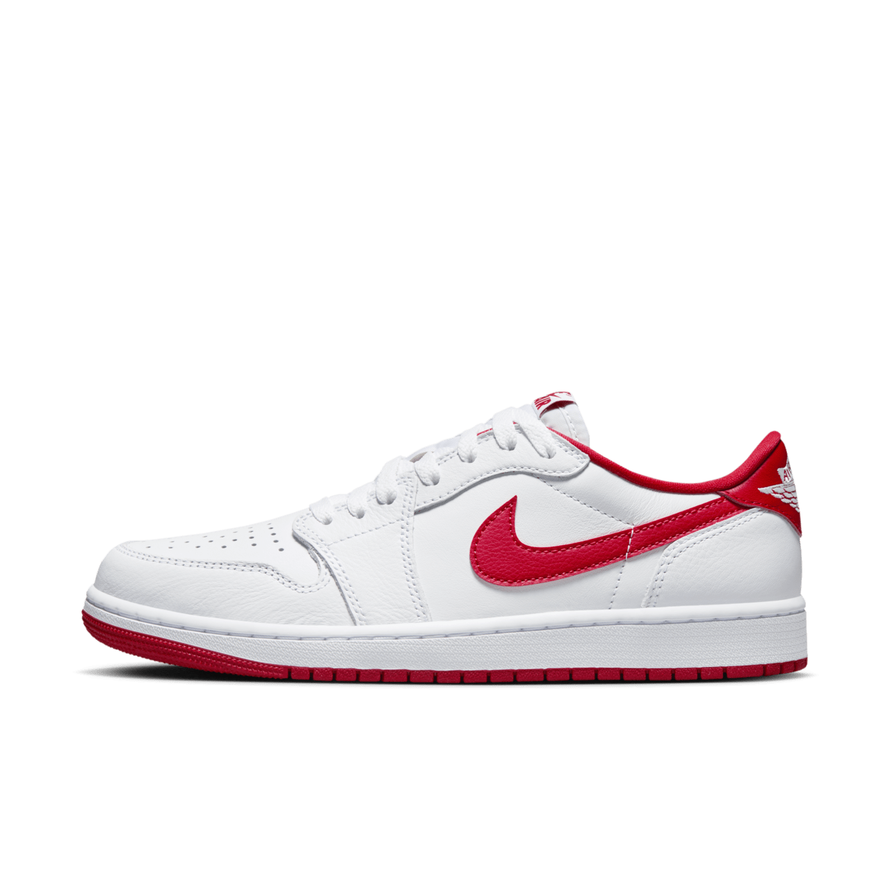 วันเปิดตัว Air Jordan 1 Low OG "White/Red" (CZ0790-161)