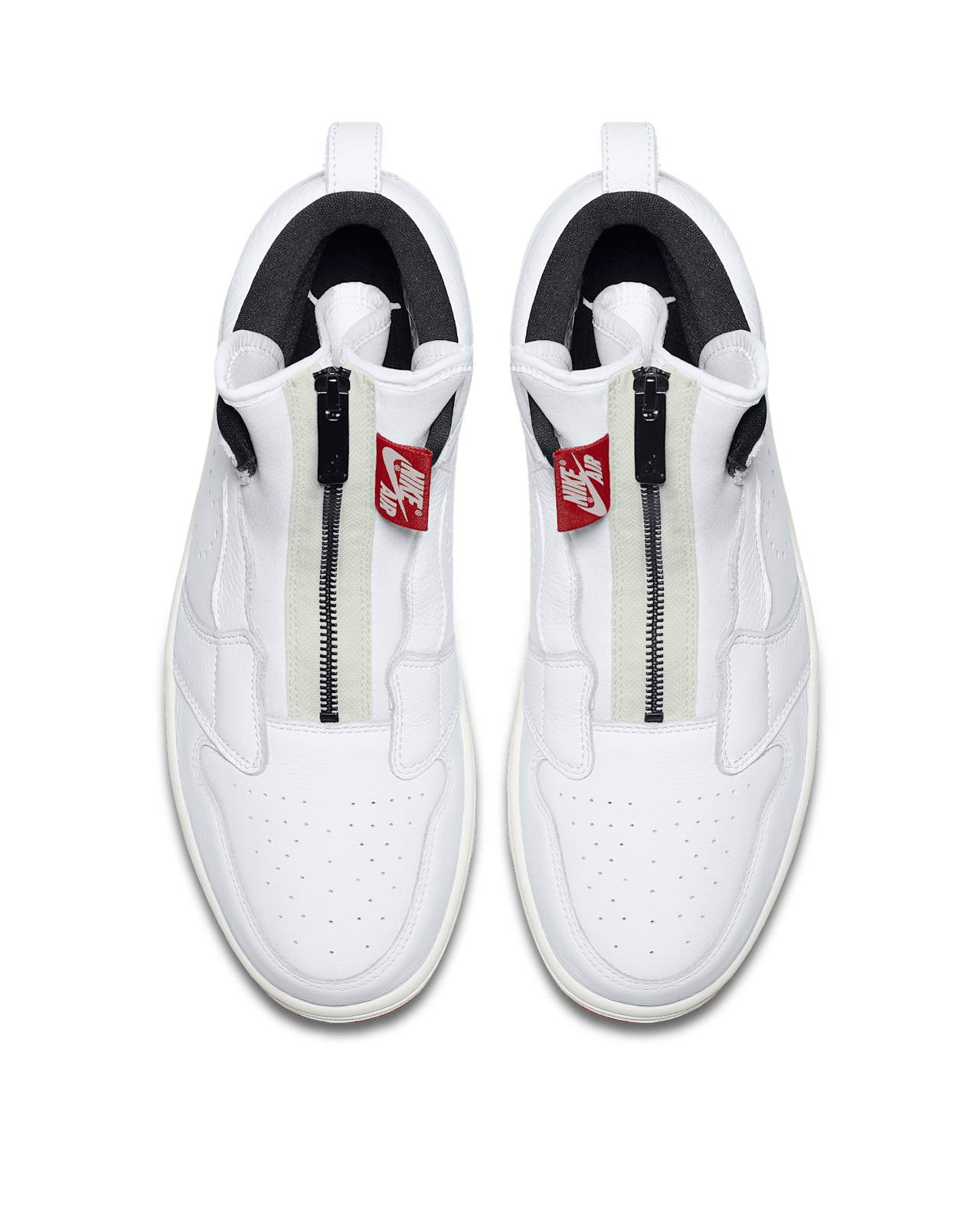 Air Jordan 1 High Zip 'White & University Red' Release Date