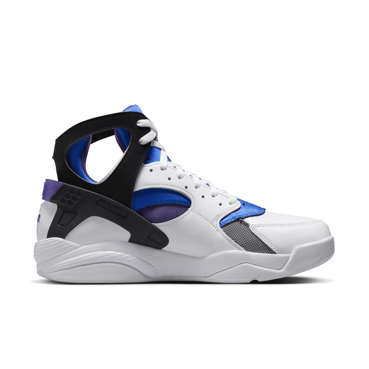 Fecha de lanzamiento del Air Flight Huarache "Varsity Purple and Royal Blue" (FD0183-101)
