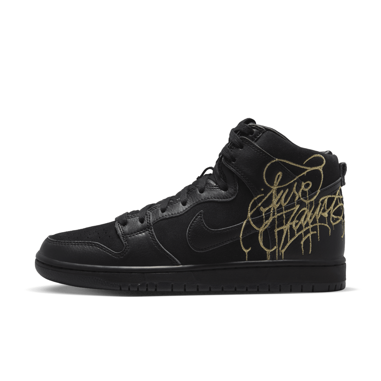 SB Dunk 高筒鞋 x FAUST 'Black and Metallic Gold' (DH7755-001) 發售日期