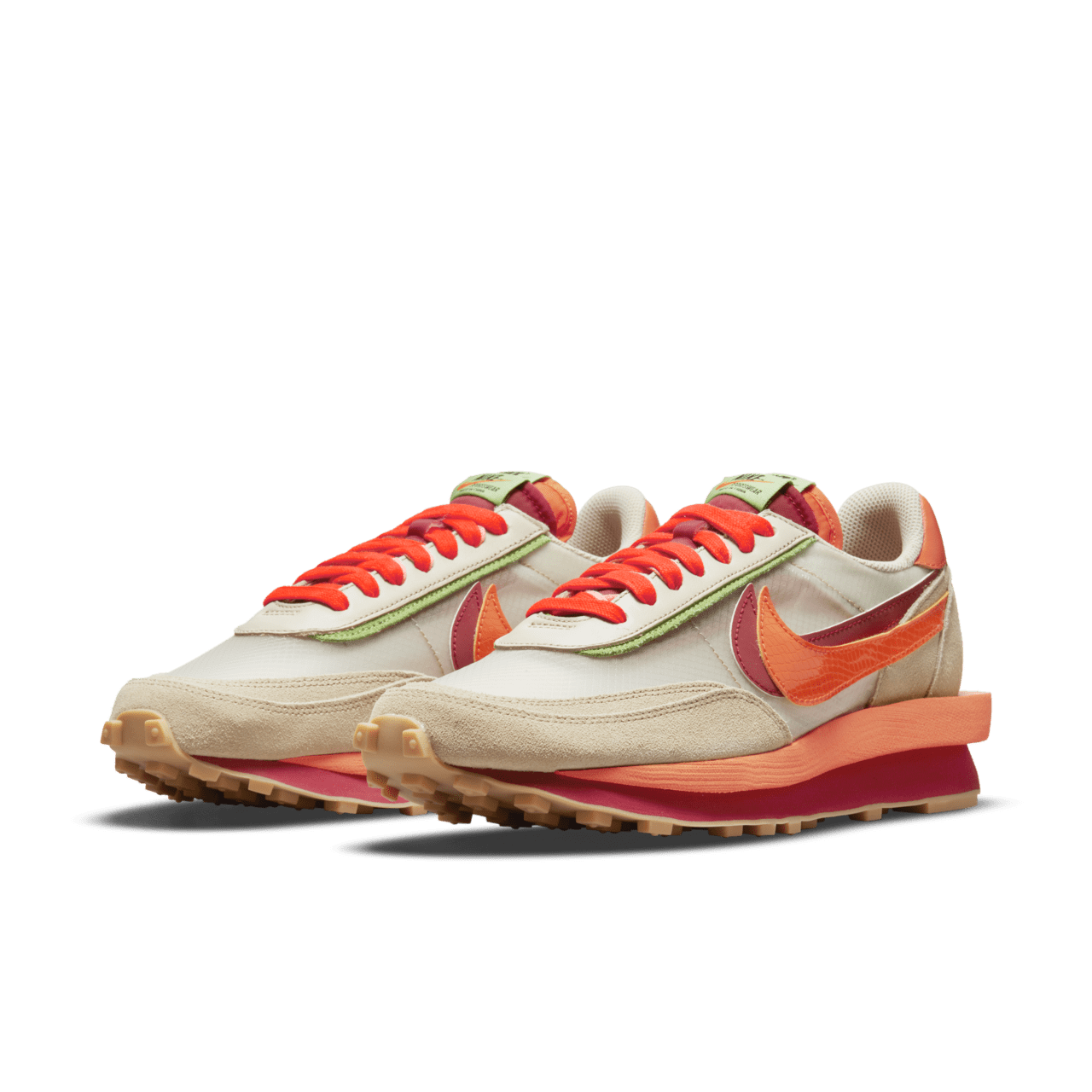 LDWaffle x sacai x CLOT „Orange Blaze” – megjelenési dátum