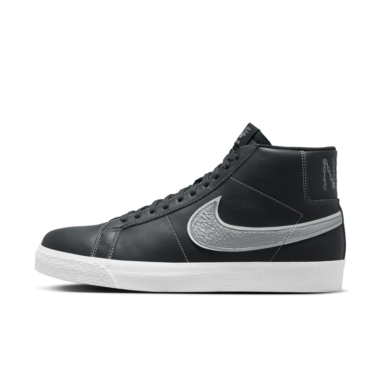 Nike SB Zoom Blazer 中筒鞋 x Mason Silva 'Dark Obsidian and Metallic Silver' (DZ7260-400) 銷售日期
