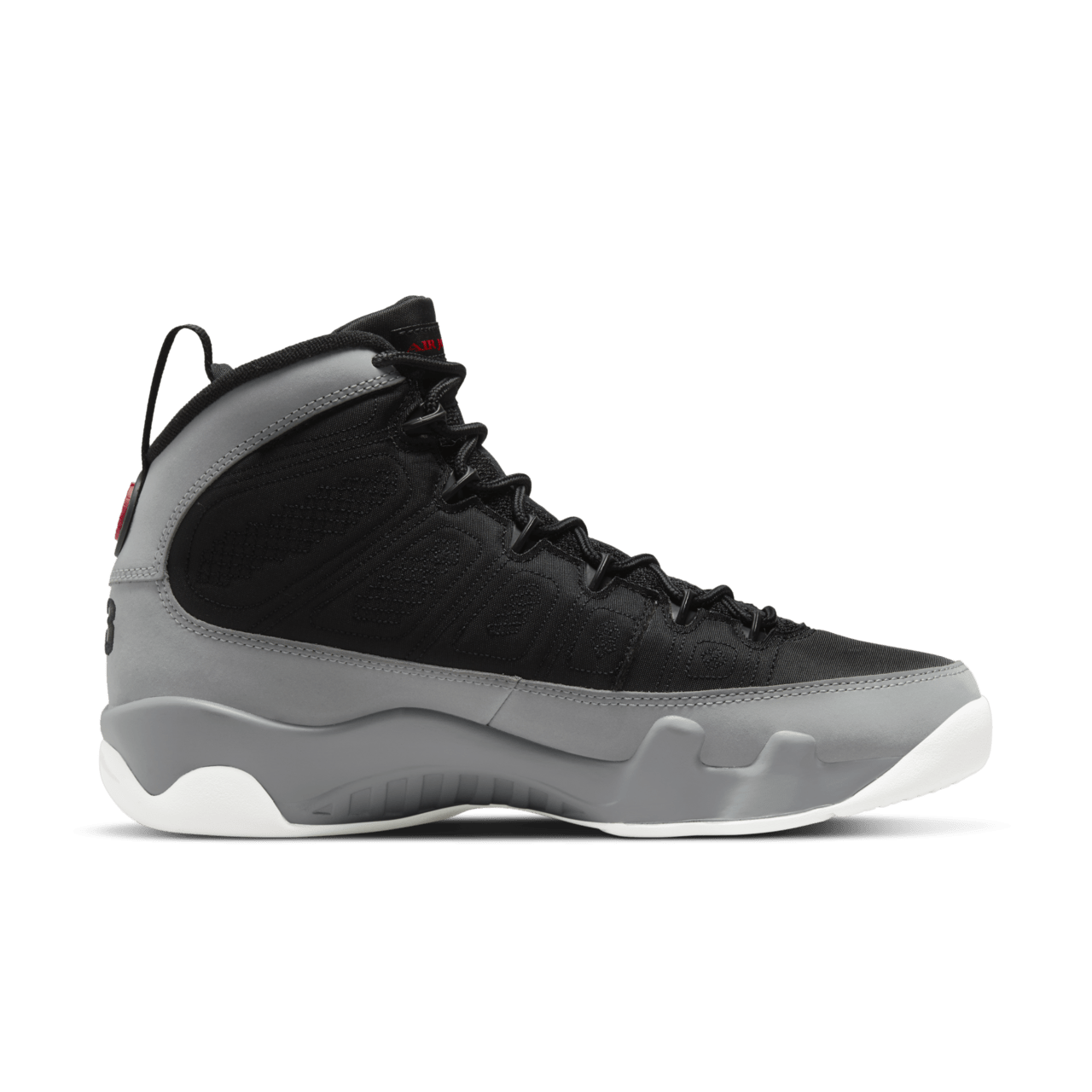 Air Jordan 9 „Fekete és Particle Grey” (CT8019-060) – megjelenési dátum