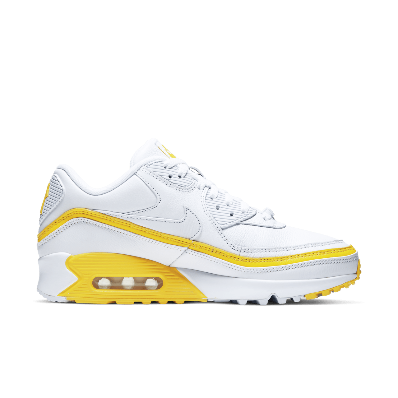 Air Max 90 x Undefeated 'White/Opti Yellow' Release Date