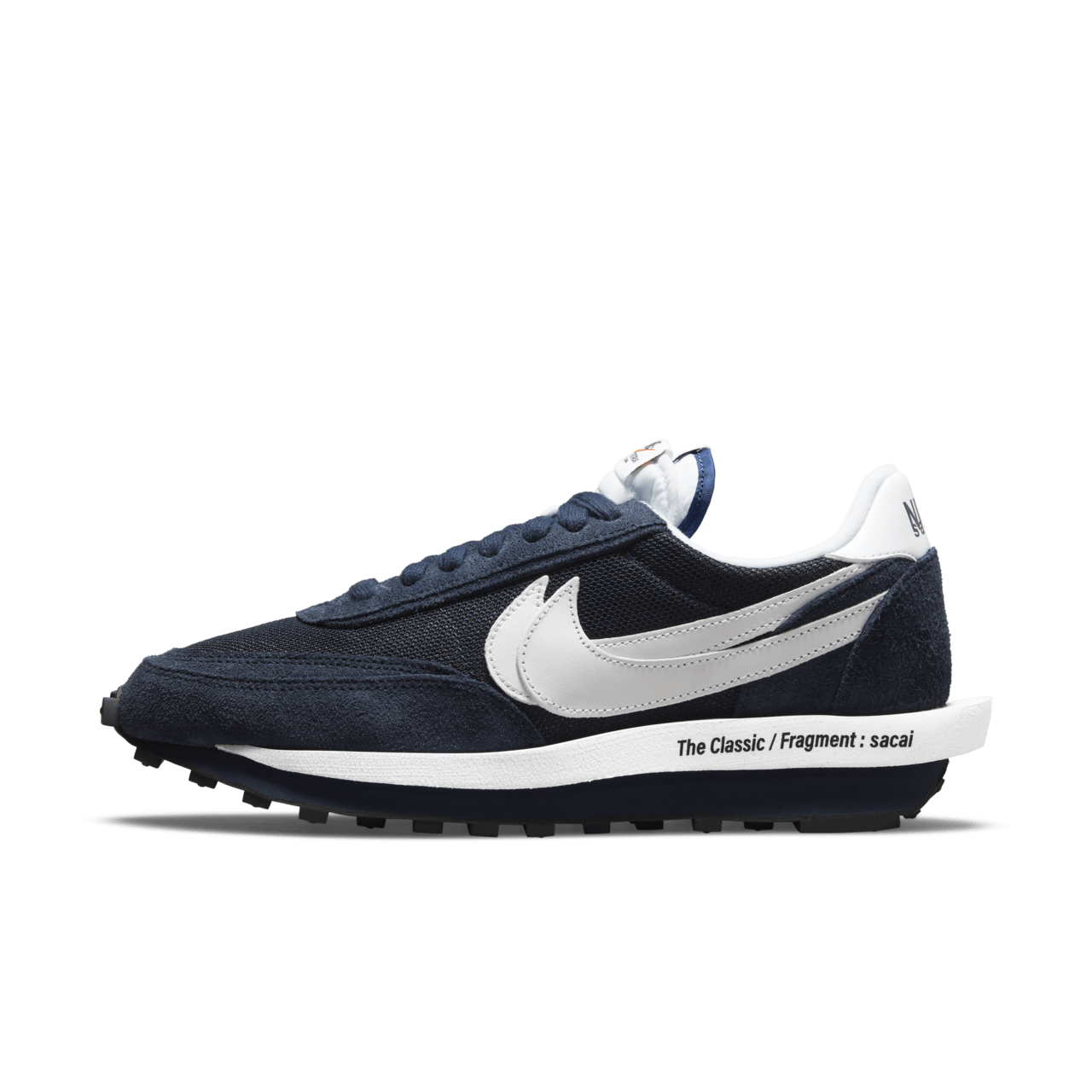 วันเปิดตัว LDWaffle x sacai x Fragment “Blackened Blue”