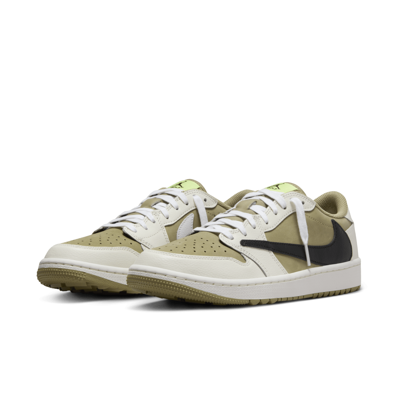 วันเปิดตัว Air Jordan 1 Low Golf x Travis Scott "Neutral Olive" (FZ3124-200)