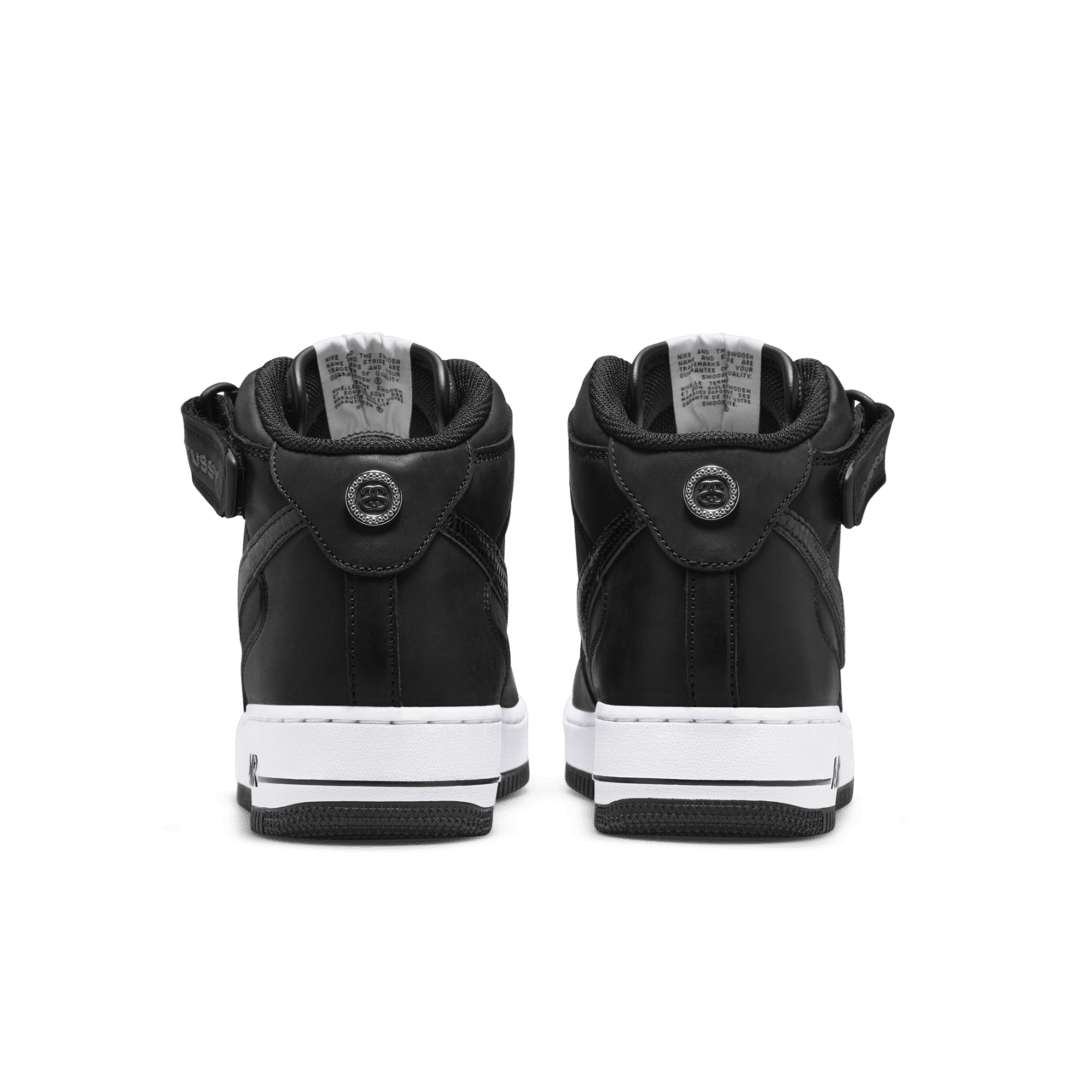 วันเปิดตัว Air Force 1 Mid x Stüssy "Black" (DJ7840-001)