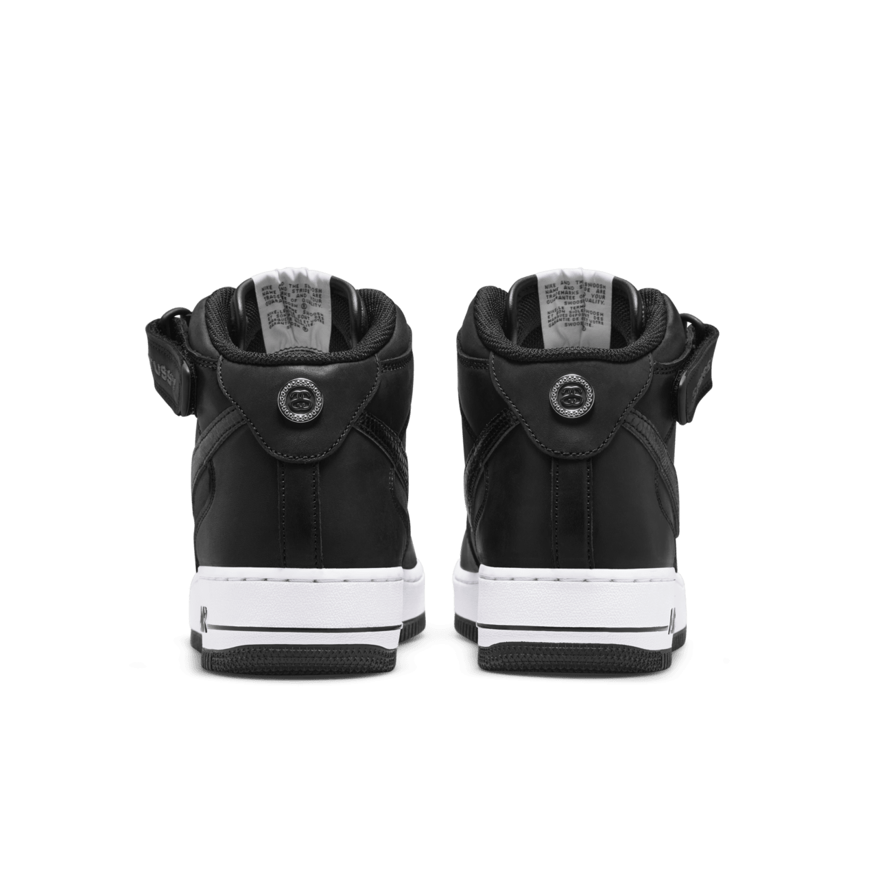 Air Force 1 Mid x Stüssy 'Black' (DJ7840-001) Release Date. Nike SNKRS