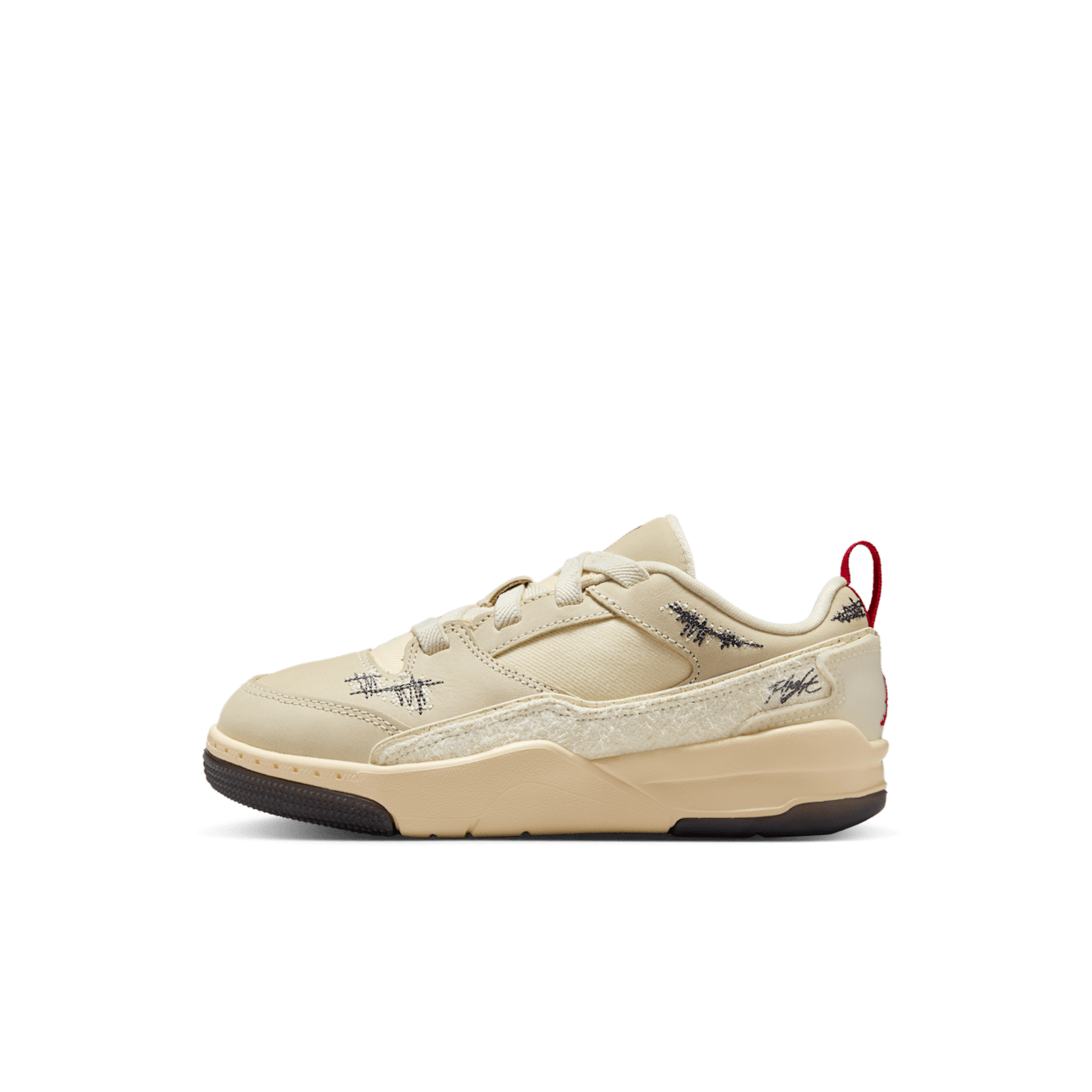 Little Kids' Jordan Flight Court x Téla 'Crèpe' (HQ2960-100)