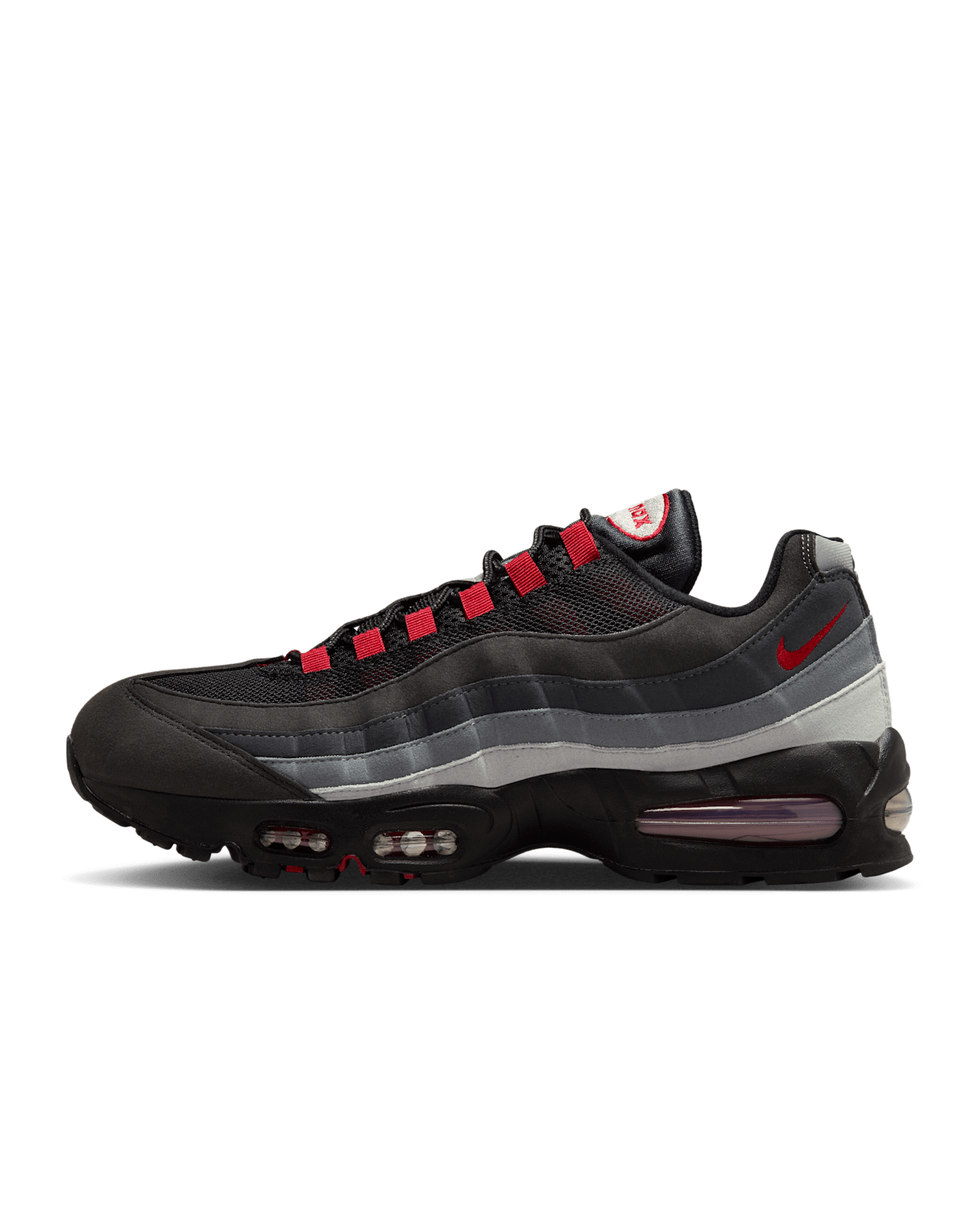 Releasedatum för Air Max 95 "Liverpool FC" "Black and Gym Red" (HM4830-001)