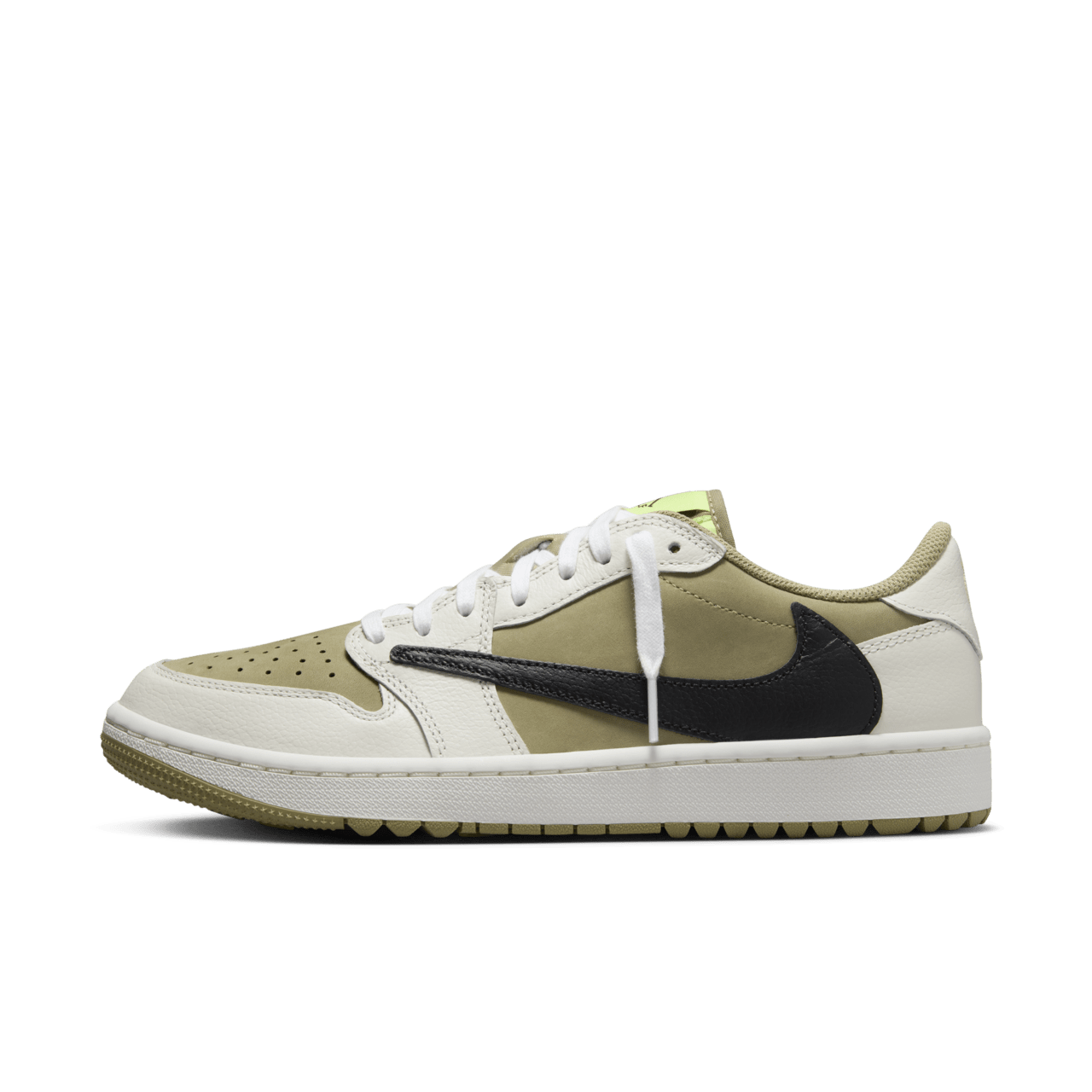 วันเปิดตัว Air Jordan 1 Low Golf x Travis Scott "Neutral Olive" (FZ3124-200)