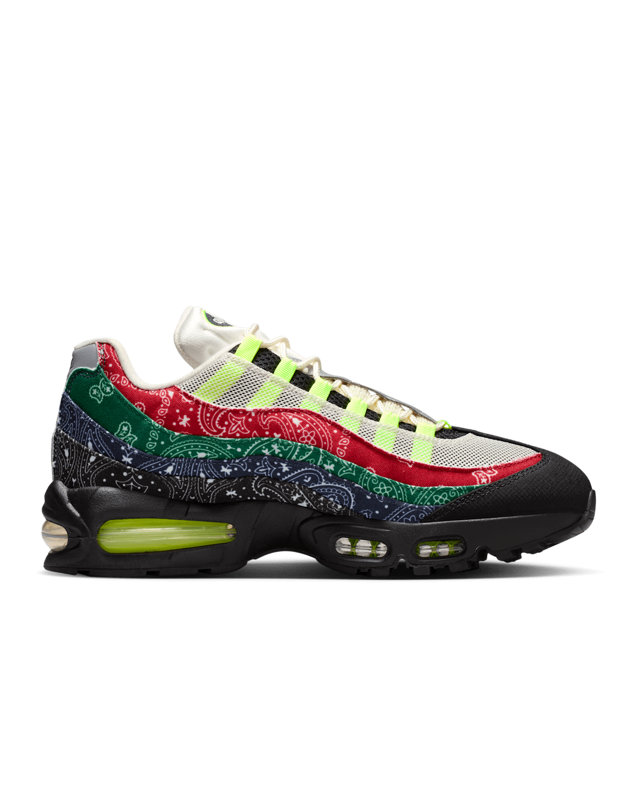 Air Max 95 Big Bubble "Volt and University Red" (IQ0620-100) – Erscheinungsdatum