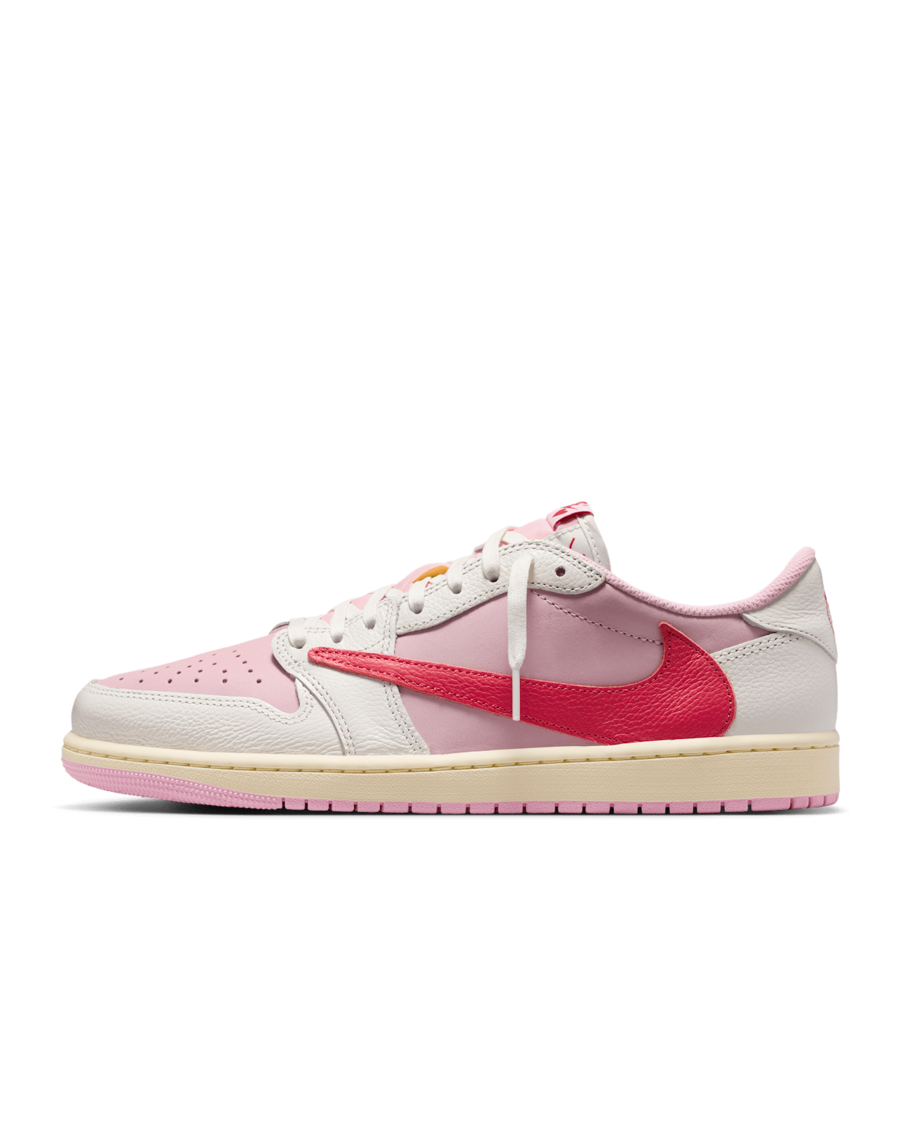 Fecha de lanzamiento de los Air Jordan 1 Low x Travis Scott "Shy Pink and Tropical Pink" (IQ7604-101)