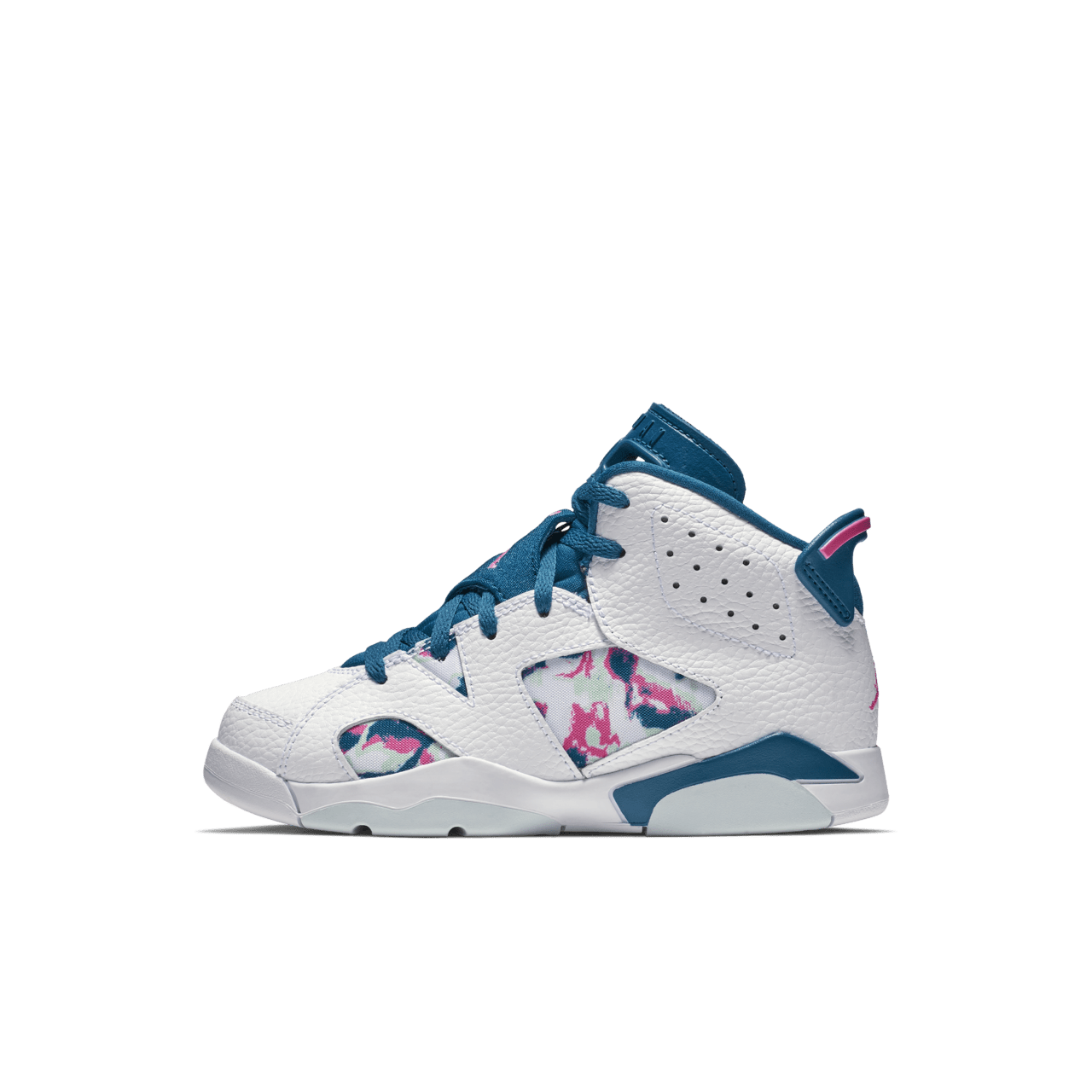 Big Kids Air Jordan 6 White Green Abyss Laser Fuchsia Release Date. Nike SNKRS