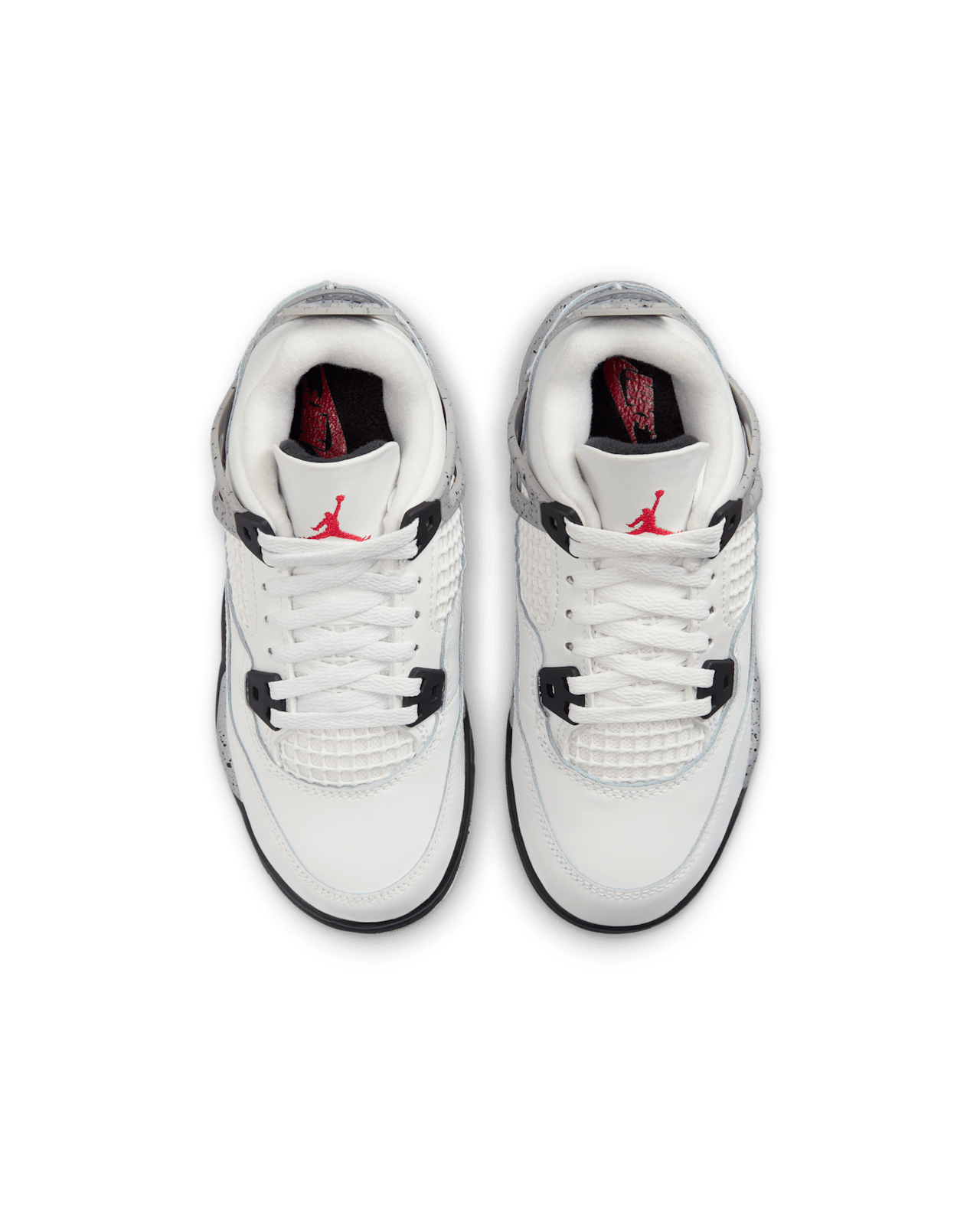 IB4388-100 Little Kids' Jordan 4 'White Cement'
