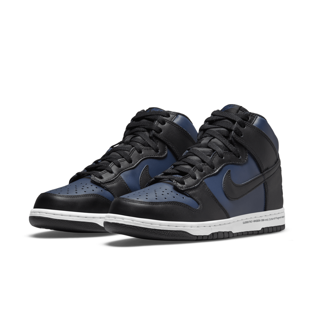 【NIKE公式】ダンク HIGH x フラグメント 'Midnight Navy' (DJ0383-400 / NIKE DUNK HI / FRAGMENT)