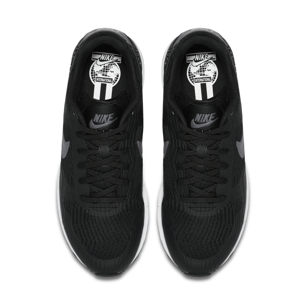 Women s Nike Air Pegasus 92 International Black Grey White. Nike SNKRS