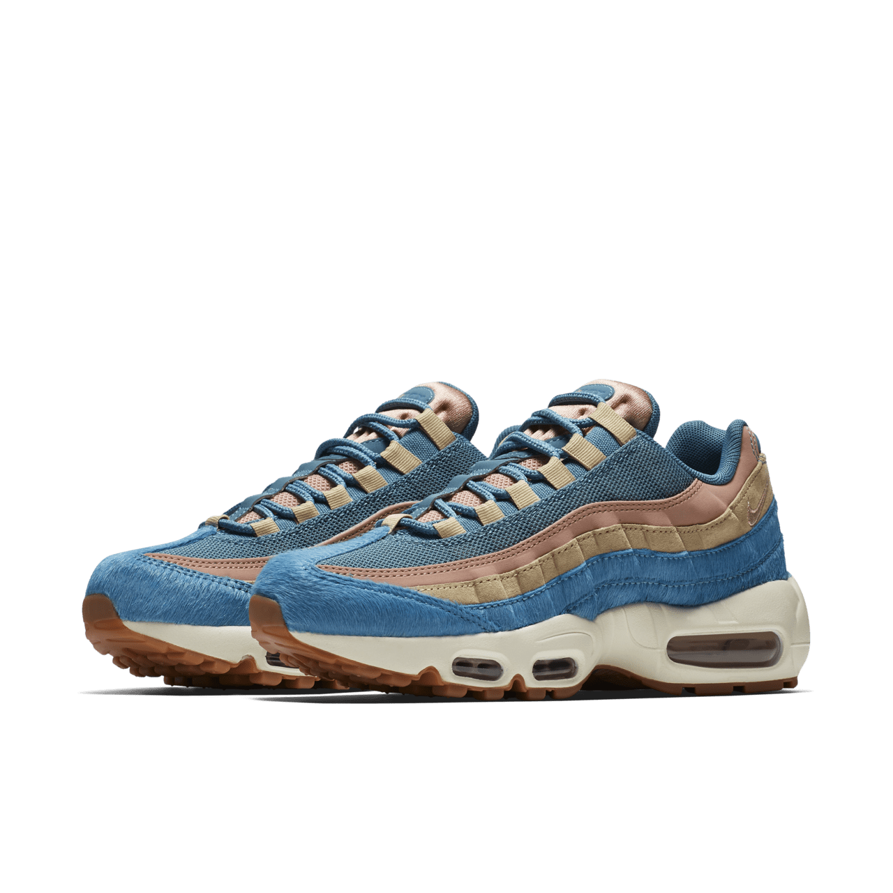 Pink blue and white air max 95 best sale