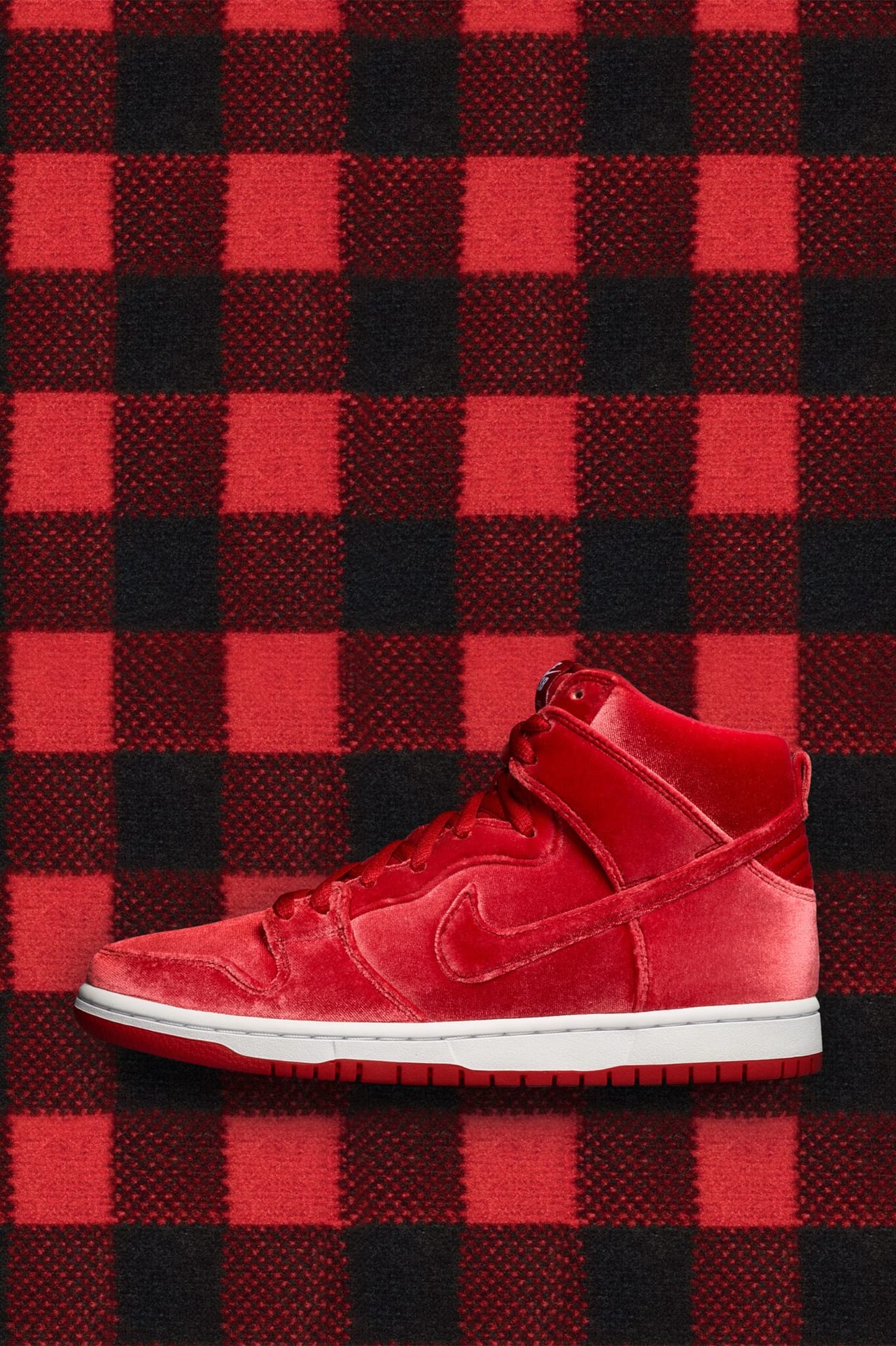 Nike dunk high red velvet hotsell