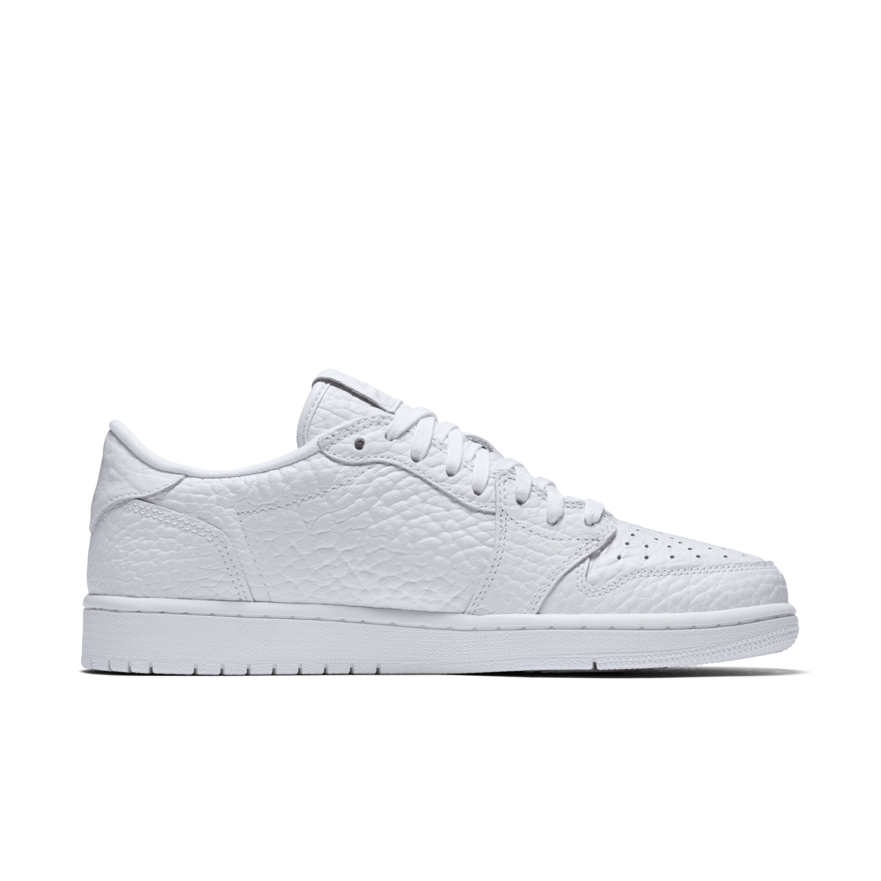 Jordan 1 low no swoosh on sale