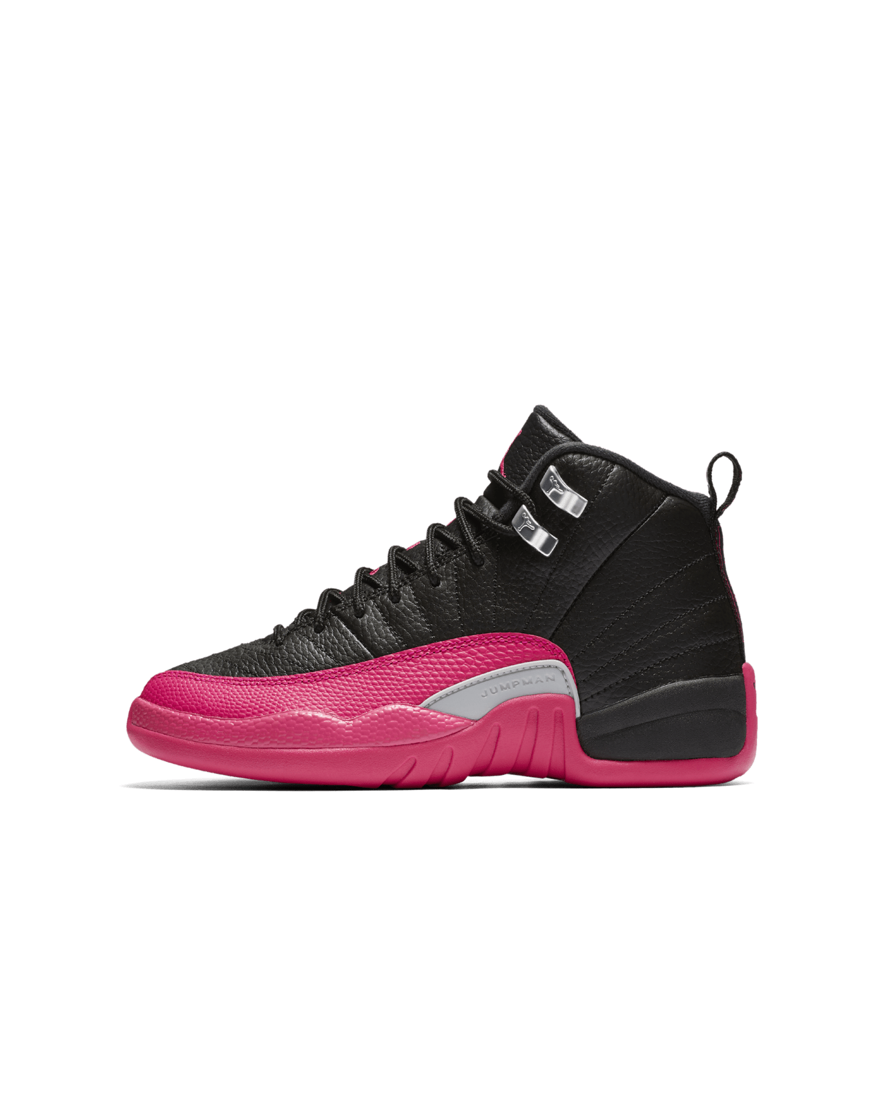 Jordan black and pink 12 on sale