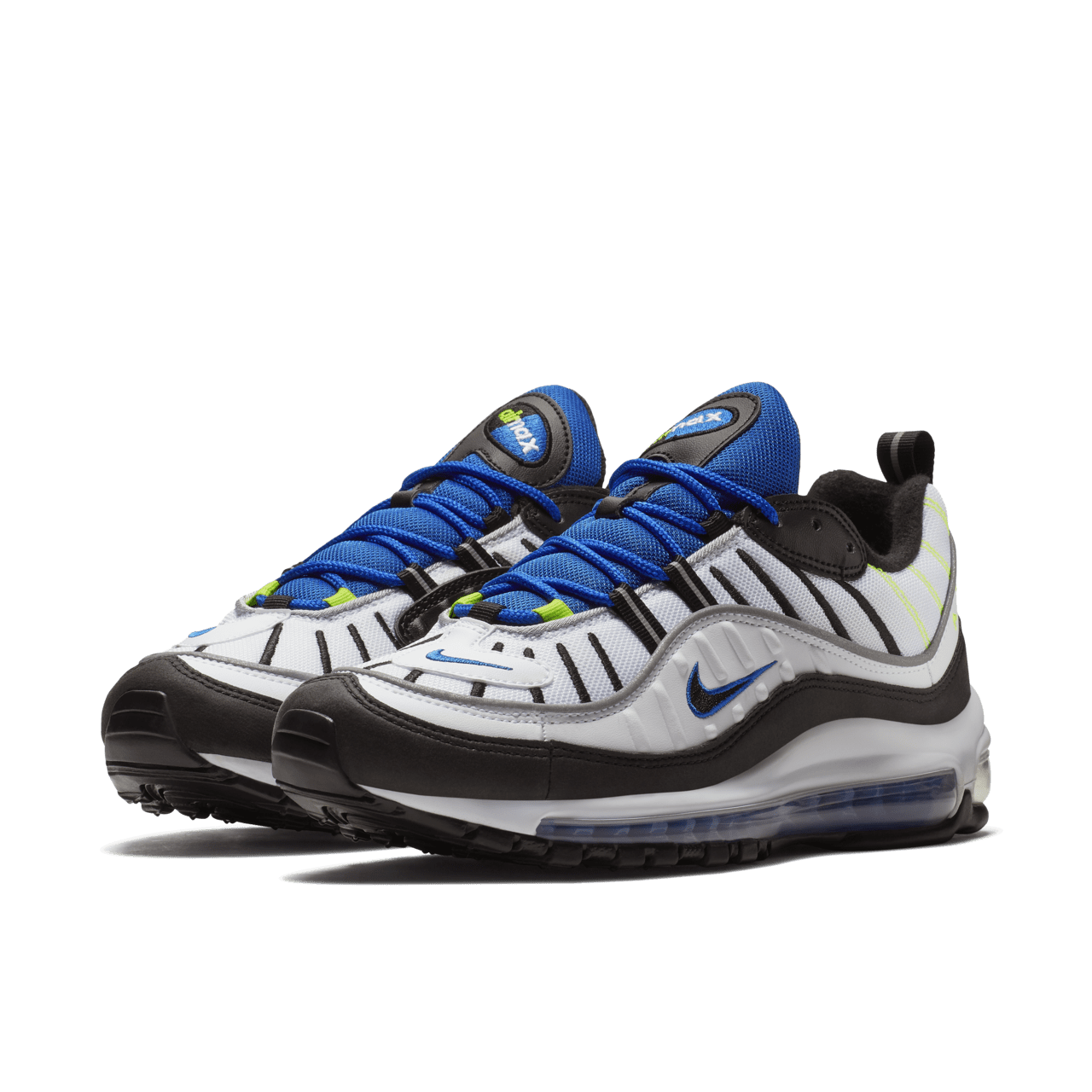 Air max 98 black and blue on sale