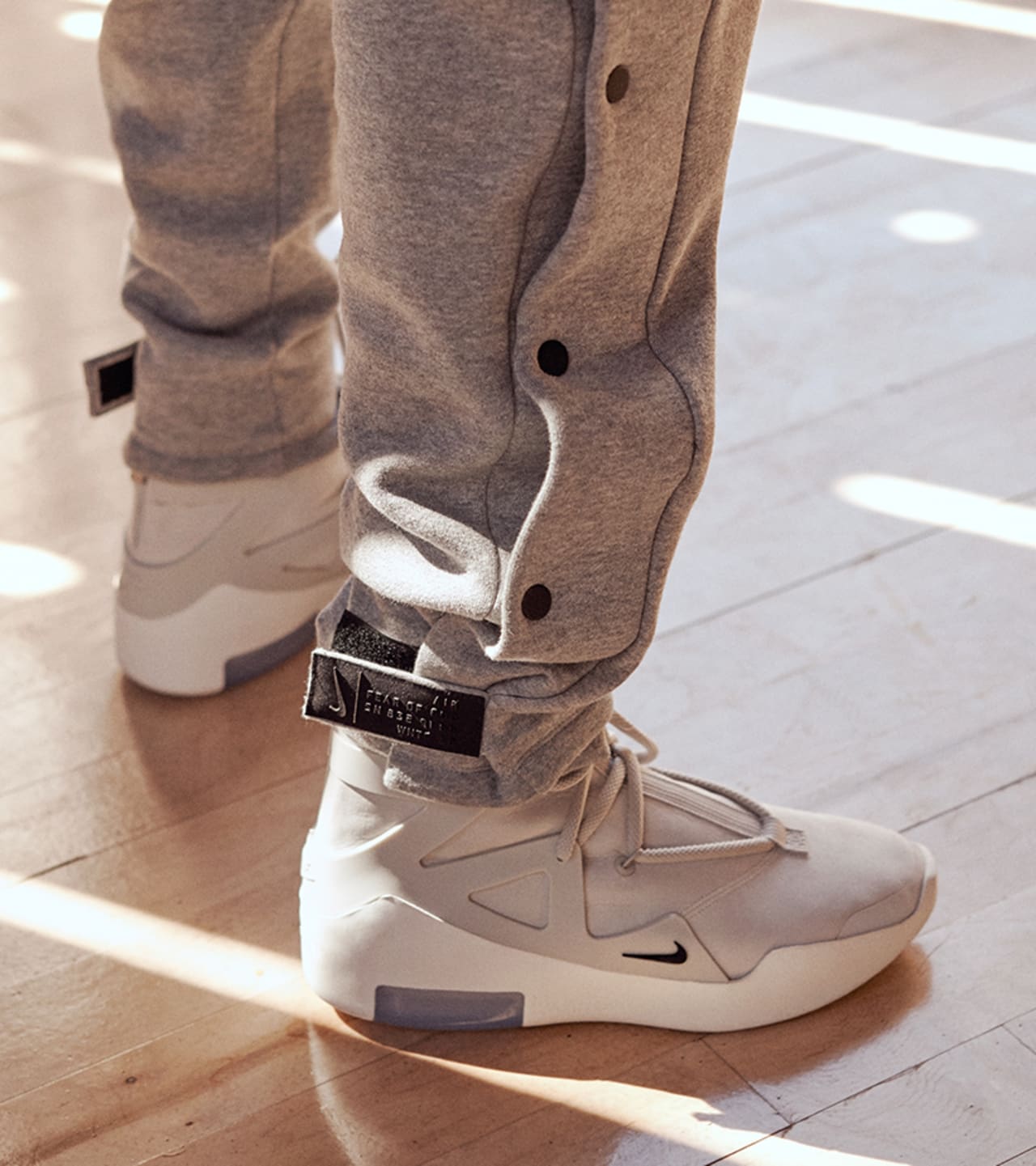 Nike Air Fear of God 1 'Light Bone & Black' Release Date.